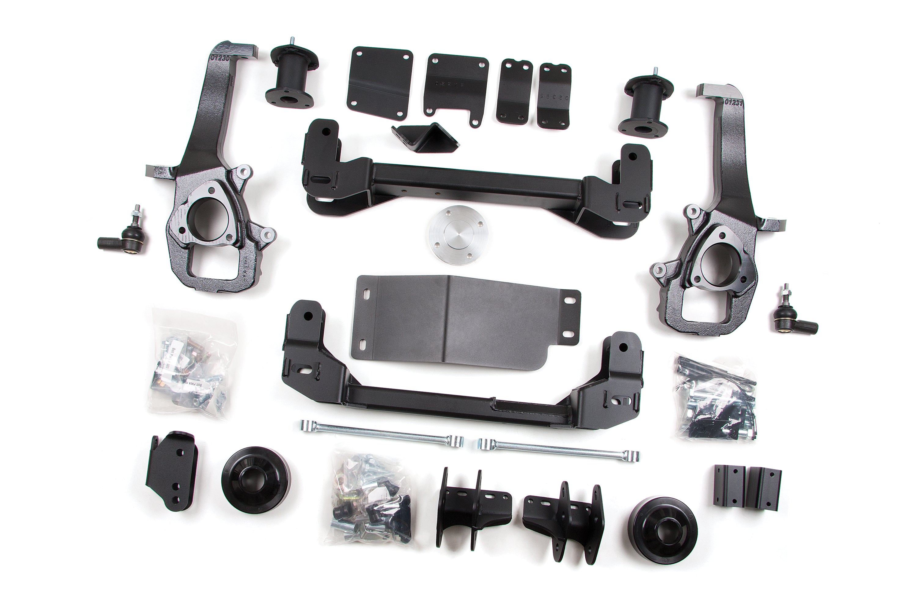 Zone Offroad ZOND1207 - Offroad Ram 3500 Rear 2in Block Kit - 4in U-bolts