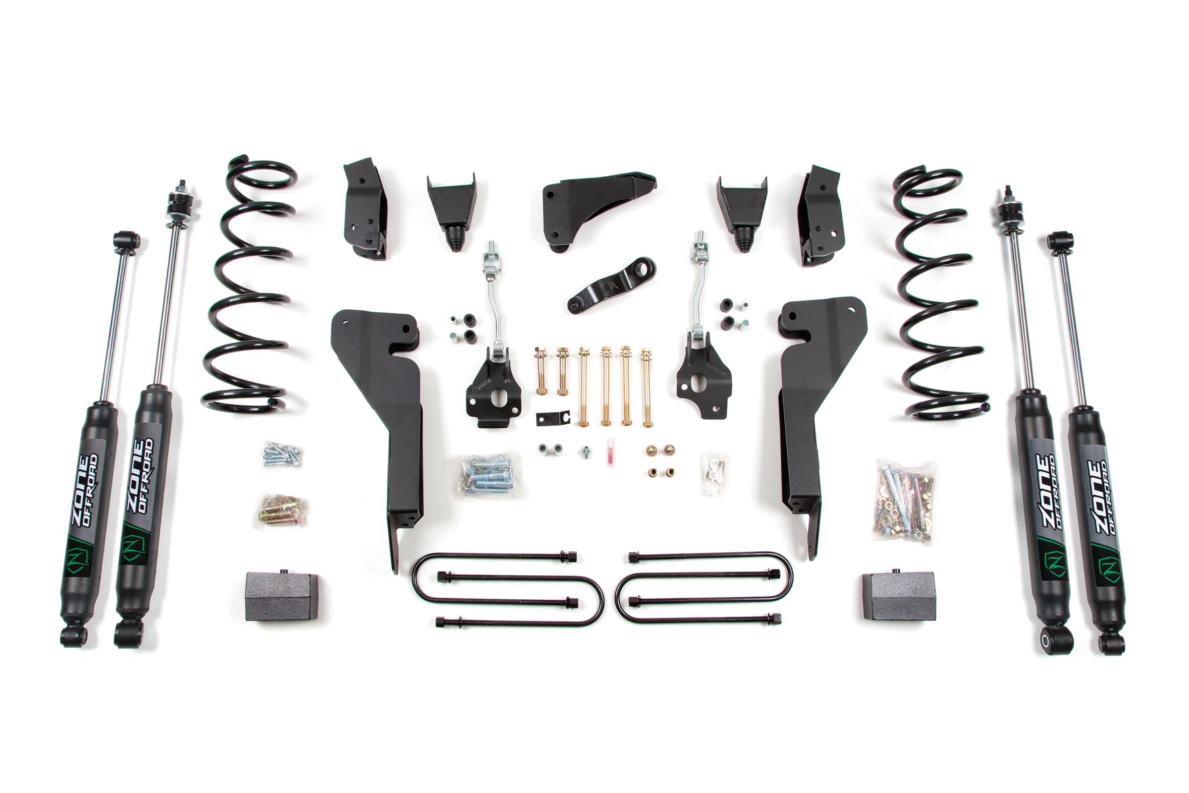 Zone Offroad ZOND34N - 08 Dodge RAM 2500 6 Inch Lift Kit With 3.5 Inch Axle Gas With Nitro Shocks Offroad Zone Offroad ZOND34N - 08 Dodge RAM 2500 6 Inch Lift Kit With 3.5 Inch Axle Gas With Nitro Shocks Offroad