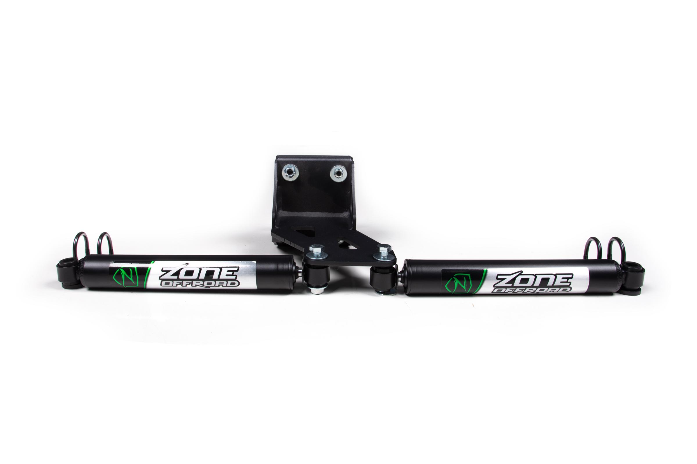 Zone Offroad ZONF102N - 05-24 Ford F-250/F-350 Super Duty Super Duty  Dual Stabilizer With Nitro Shocks  Offroad