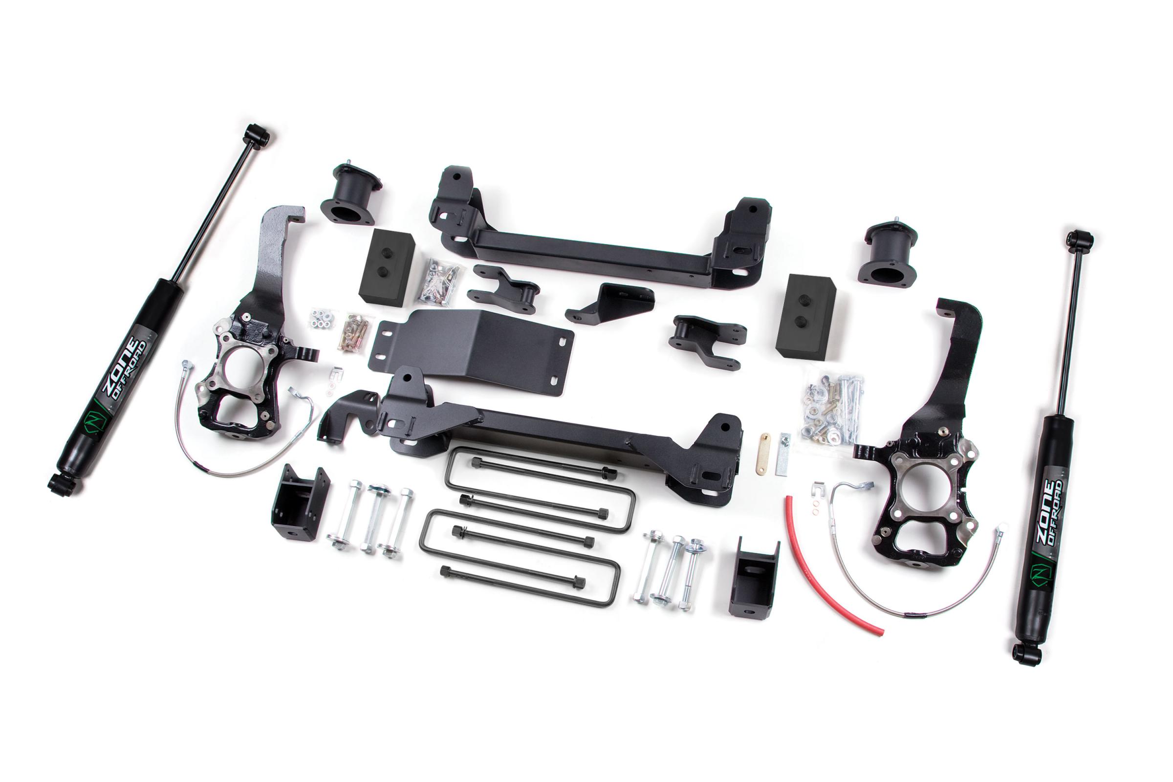 Zone Offroad ZONF8N - 04-08 Ford F-150 4 Inch Lift Kit With Nitro Shocks Offroad Zone Offroad ZONF8N - 04-08 Ford F-150 4 Inch Lift Kit With Nitro Shocks Offroad