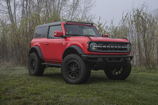 Zone Offroad ZONF94 - 21-23 Ford Bronco 2 Door 4 Inch Adventure Series Lift Kit Base Shock Package Models Only No Shocks  Offroad