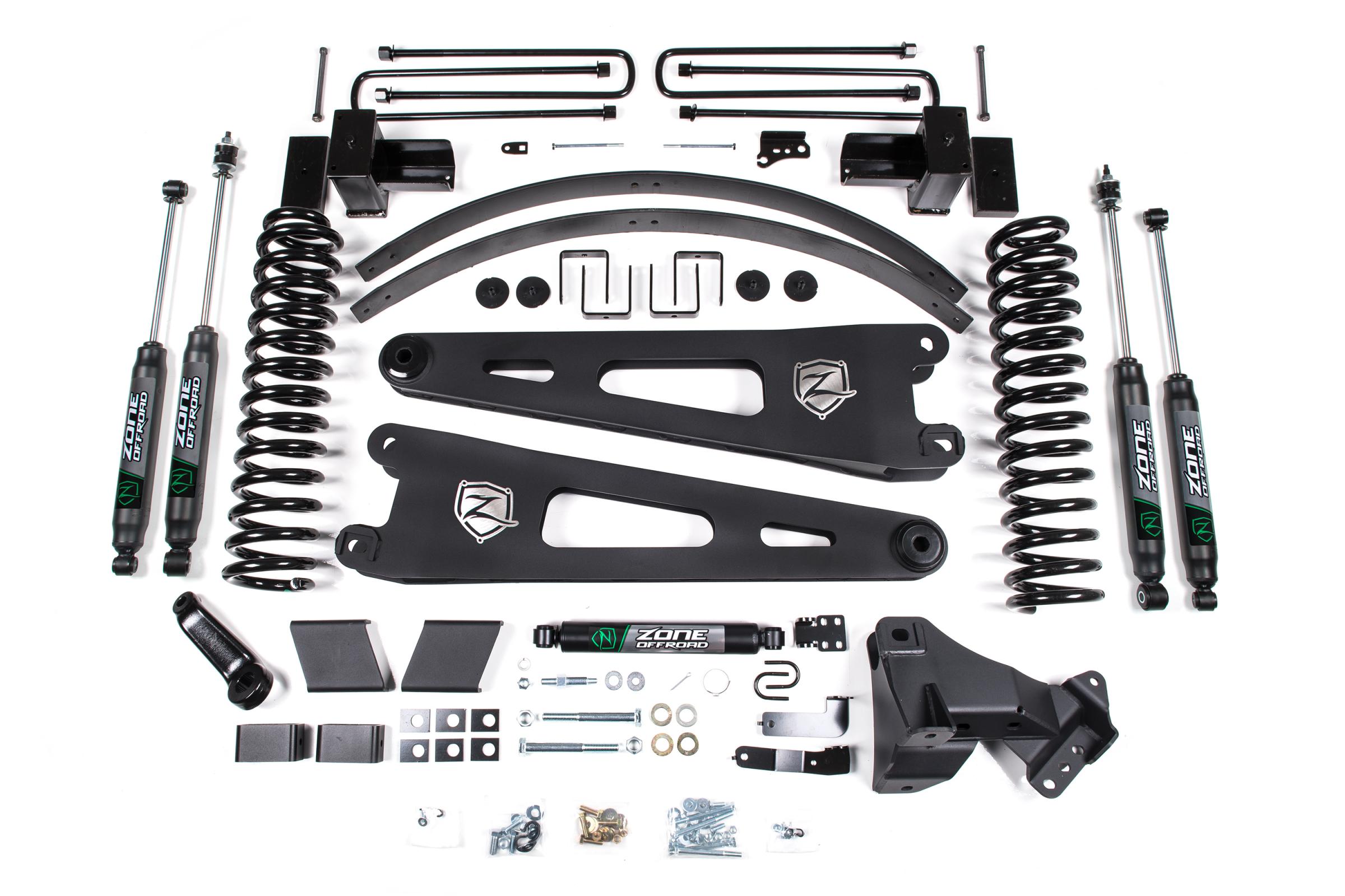 Zone Offroad ZONF52N - 17-19 Ford F-250/350 Super Duty 6 Inch Diesel 3 Leaf Main With Nitro Shocks Offroad Zone Offroad ZONF52N - 17-19 Ford F-250/350 Super Duty 6 Inch Diesel 3 Leaf Main With Nitro Shocks Offroad