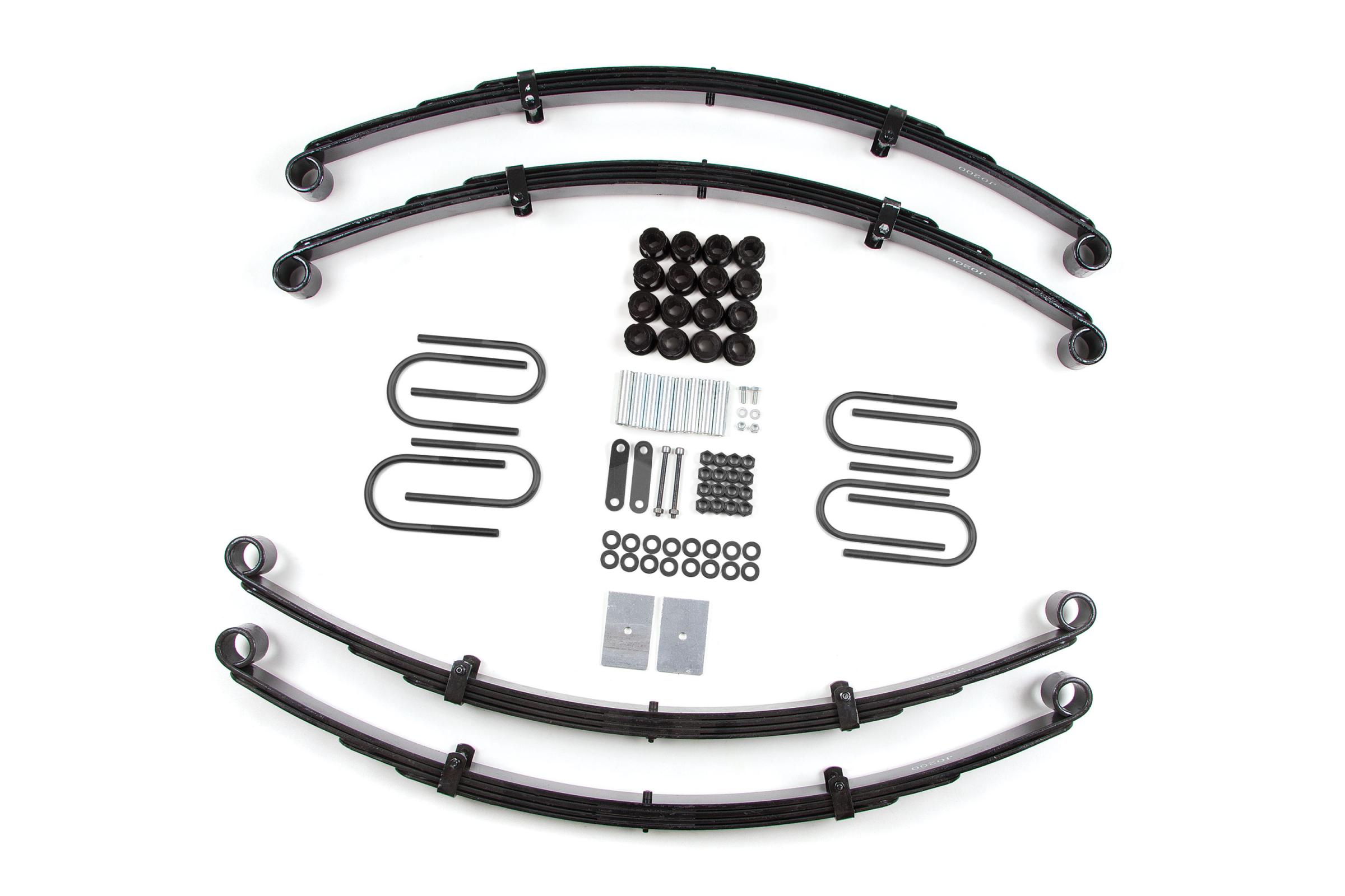 Zone Offroad ZONJ27N - 87-95 Jeep Wrangler YJ 2 Inch Leaf Spring Lift Kit With Nitro Shocks Offroad Zone Offroad ZONJ27N - 87-95 Jeep Wrangler YJ 2 Inch Leaf Spring Lift Kit With Nitro Shocks Offroad