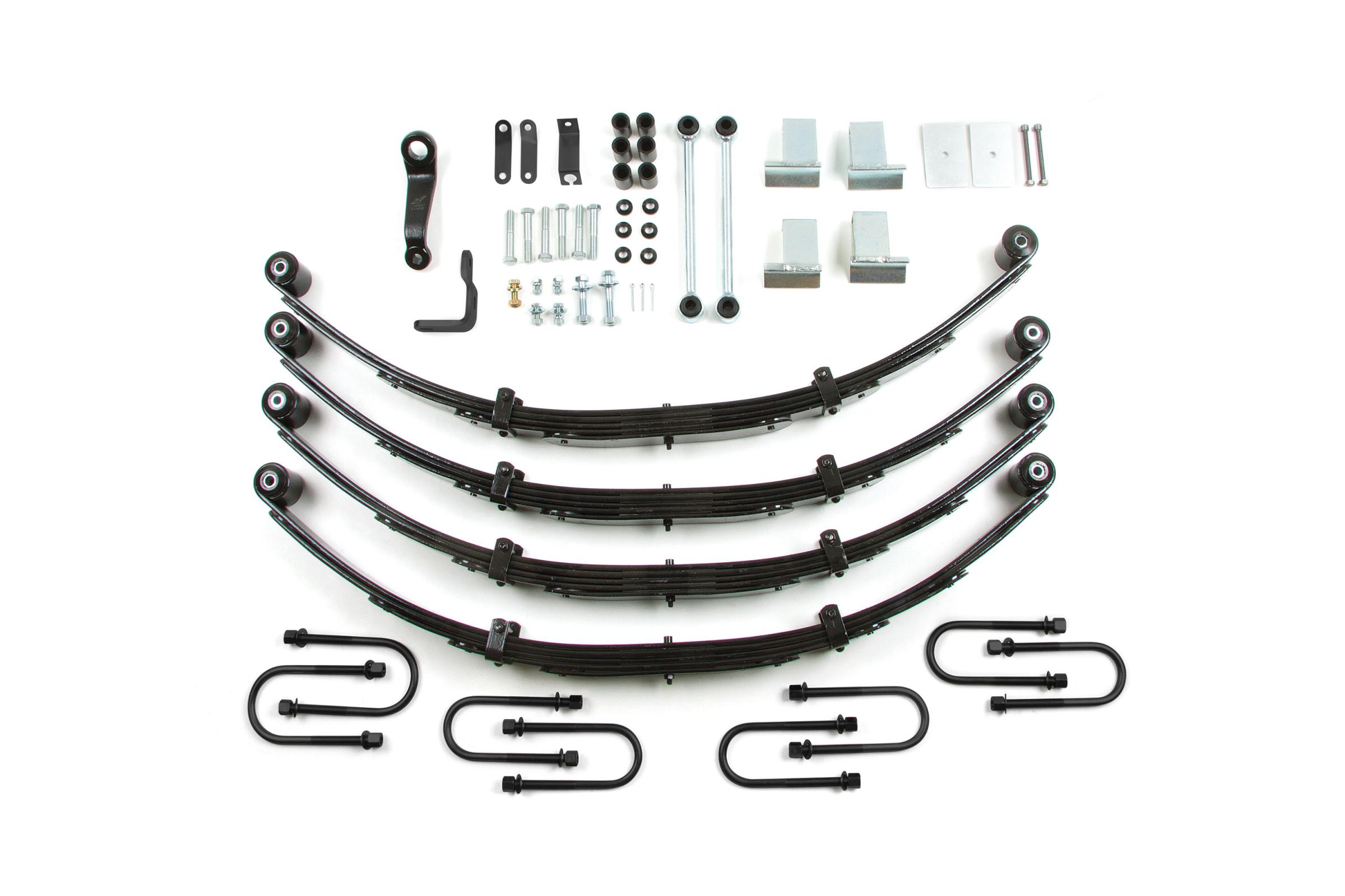 Zone Offroad ZONJ28N - 87-95 Jeep Wrangler YJ 4 Inch Leaf Spring Lift Kit With PS No Shocks Offroad Zone Offroad ZONJ28N - 87-95 Jeep Wrangler YJ 4 Inch Leaf Spring Lift Kit With PS No Shocks Offroad