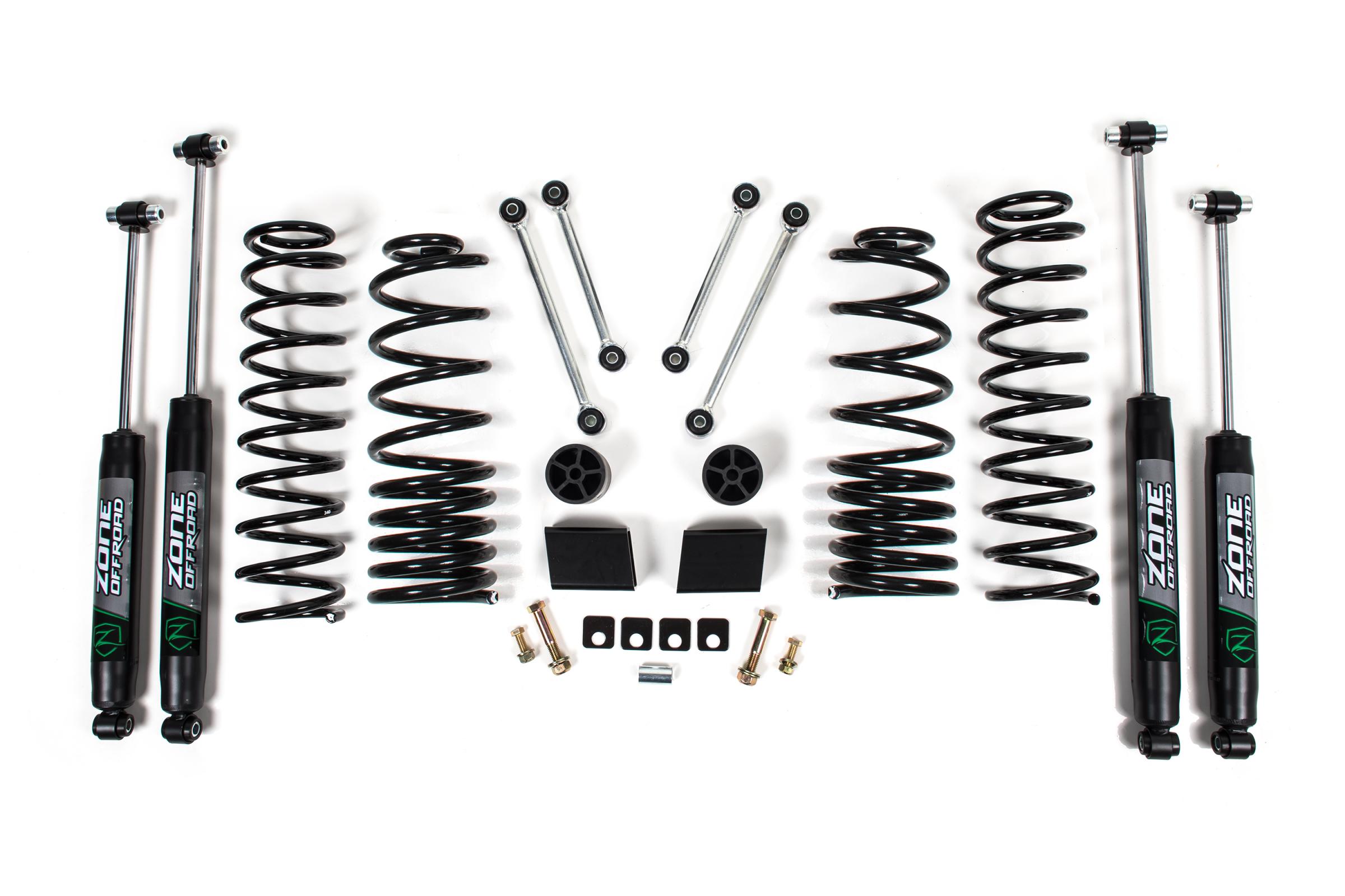 Zone Offroad ZONJ34N - 20-23 Jeep Gladiator JT 3 Inch Lift Kit Nitro Shocks Offroad Zone Offroad ZONJ34N - 20-23 Jeep Gladiator JT 3 Inch Lift Kit Nitro Shocks Offroad