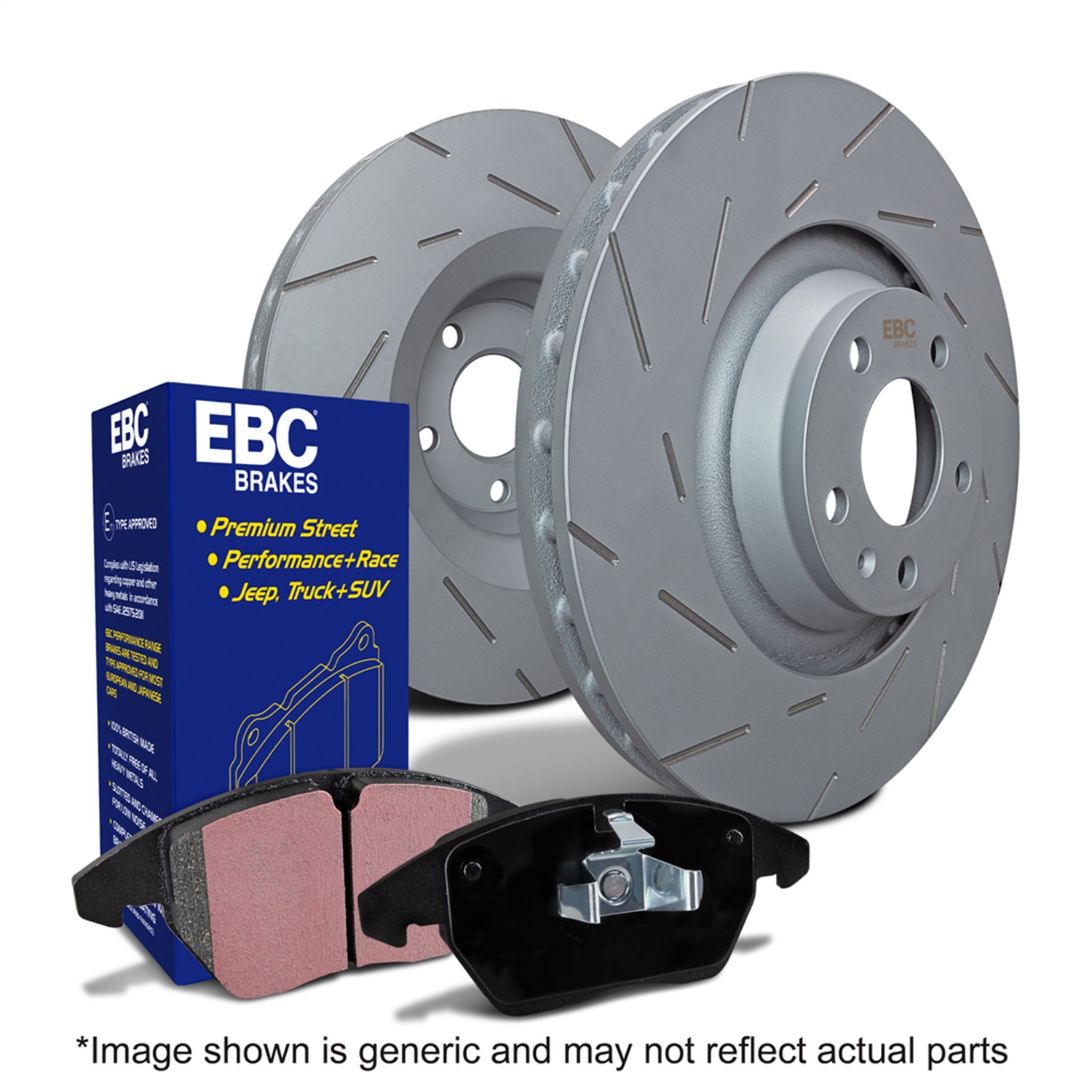 EBC S2KF1008 - S2 Brake Pad and Rotor Kit