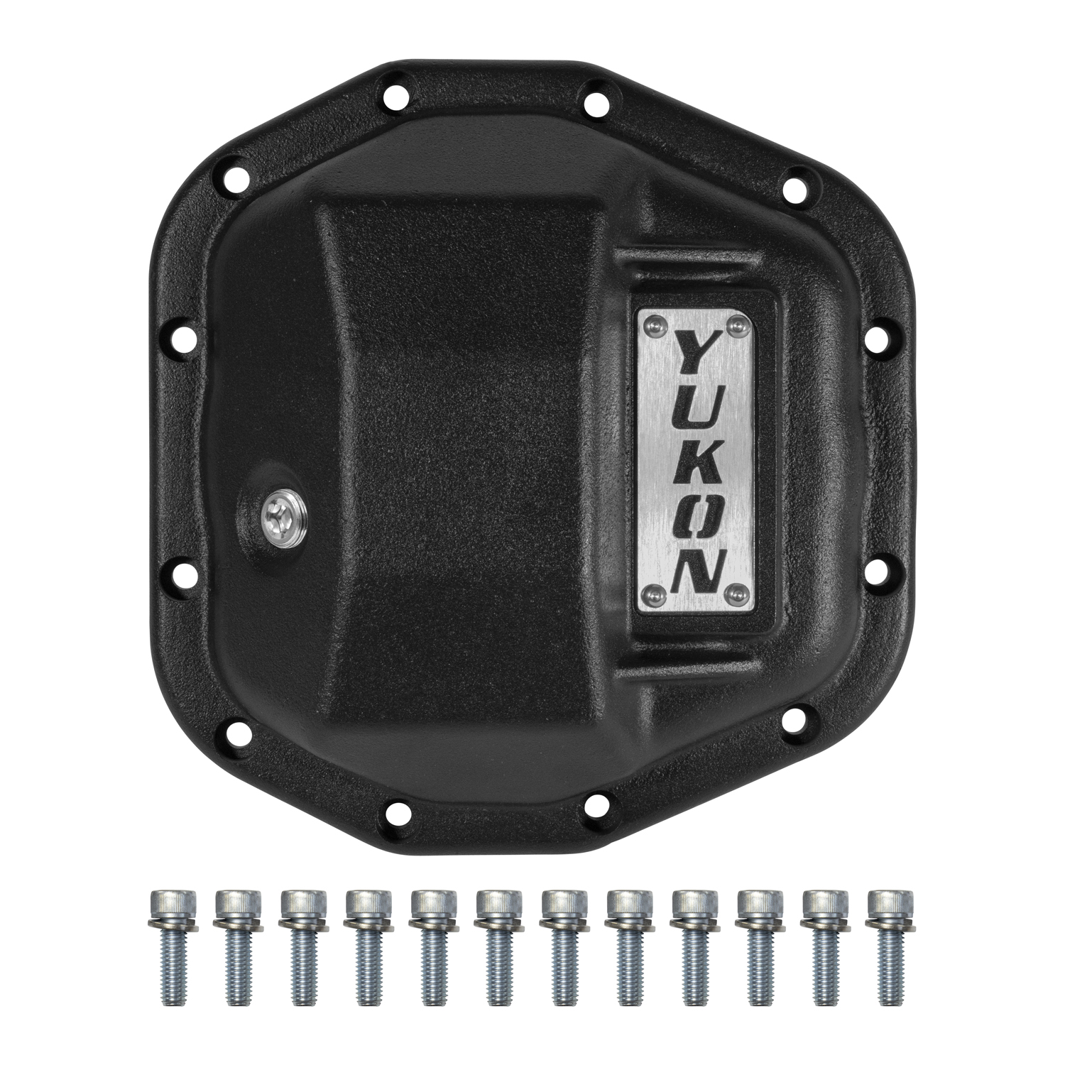 Yukon Gear YHCC-D44JL-REAR - Hardcore Rear Nodular Iron Cover for Jeep Wrangler JL Dana 44/220mm
