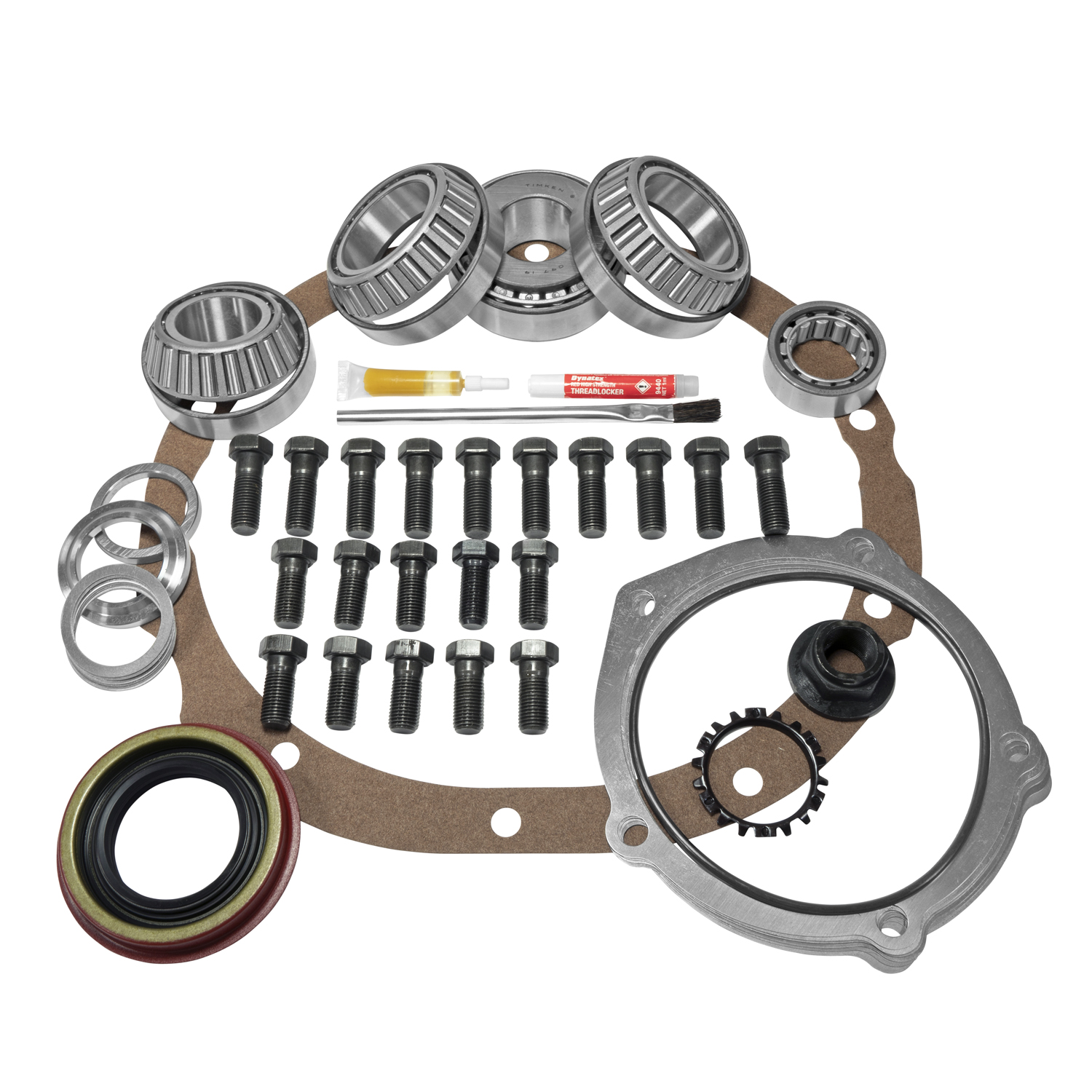 Yukon Gear YK F9-HDC-SPC - Master Overhaul Kit For Ford Daytona 9in Lm603011 Diff w/ Crush Sleeve Eliminator