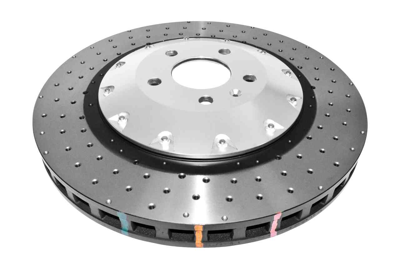 DBA DBA52778SLVXD - 07-11 Audi S6 Front 5000 Series Drilled Rotor w/Black Hat DBA DBA52778SLVXD - 07-11 Audi S6 Front 5000 Series Drilled Rotor w/Black Hat
