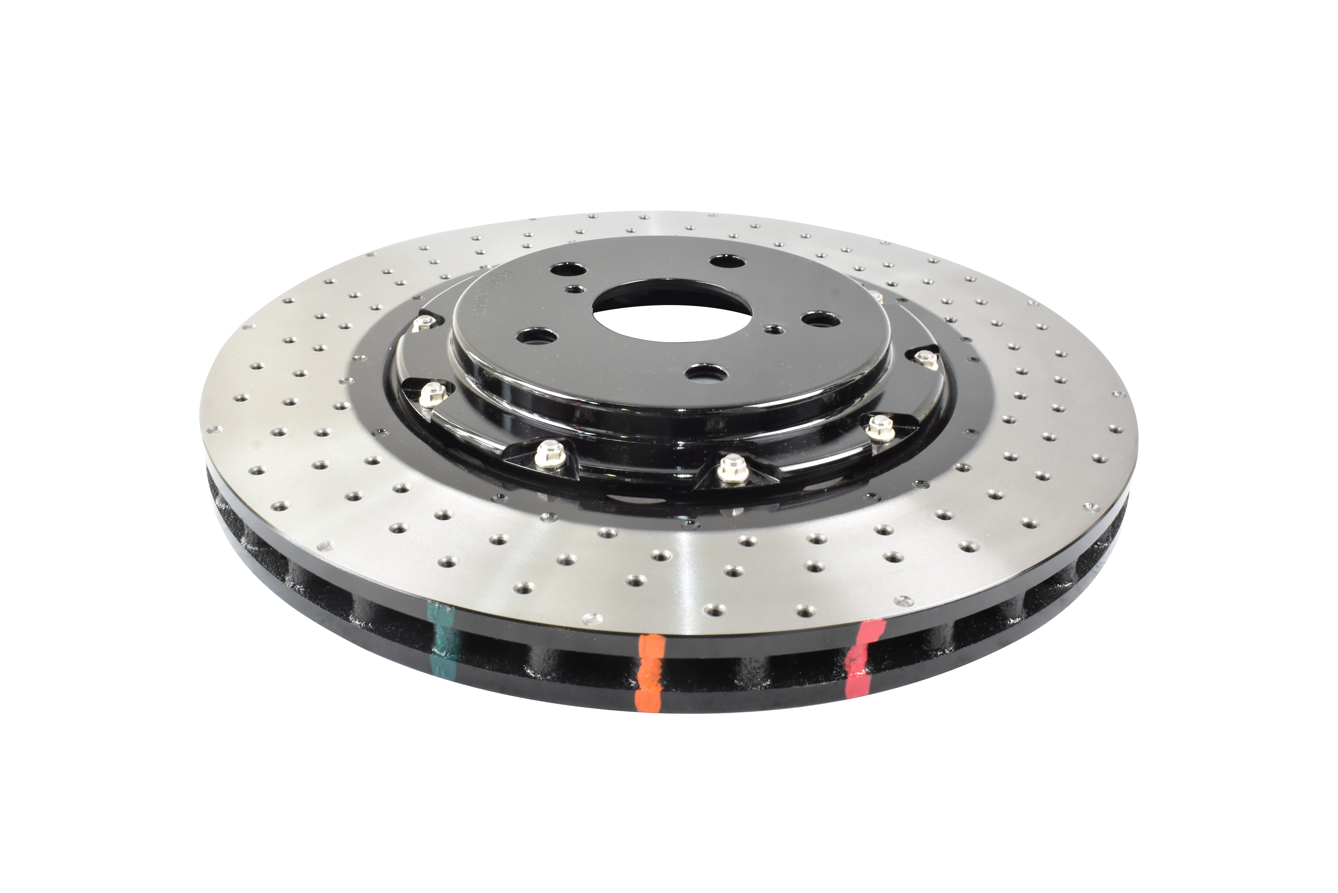 DBA DBA53922BLKXD - 2021+ Toyota GR Yaris 5000 Series Drilled Front Brake Rotor DBA DBA53922BLKXD - 2021+ Toyota GR Yaris 5000 Series Drilled Front Brake Rotor