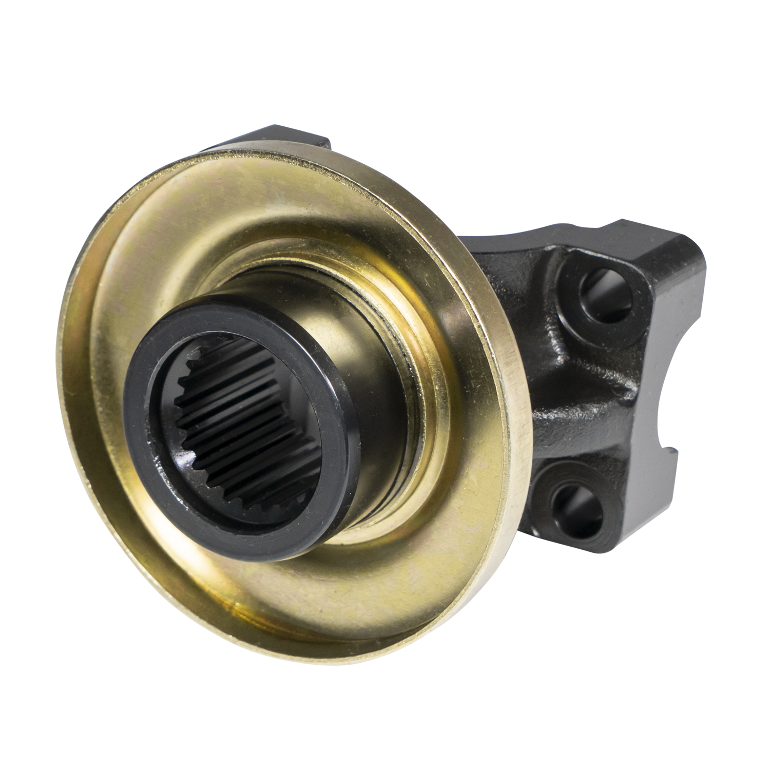 Yukon Gear YY D44-1350-24F - Yukon 24 Spline Front Pinion Yoke for Dana 30/44 Jeep JK w/1350 U-Bolt Design Yukon Gear YY D44-1350-24F - Yukon 24 Spline Front Pinion Yoke for Dana 30/44 Jeep JK w/1350 U-Bolt Design