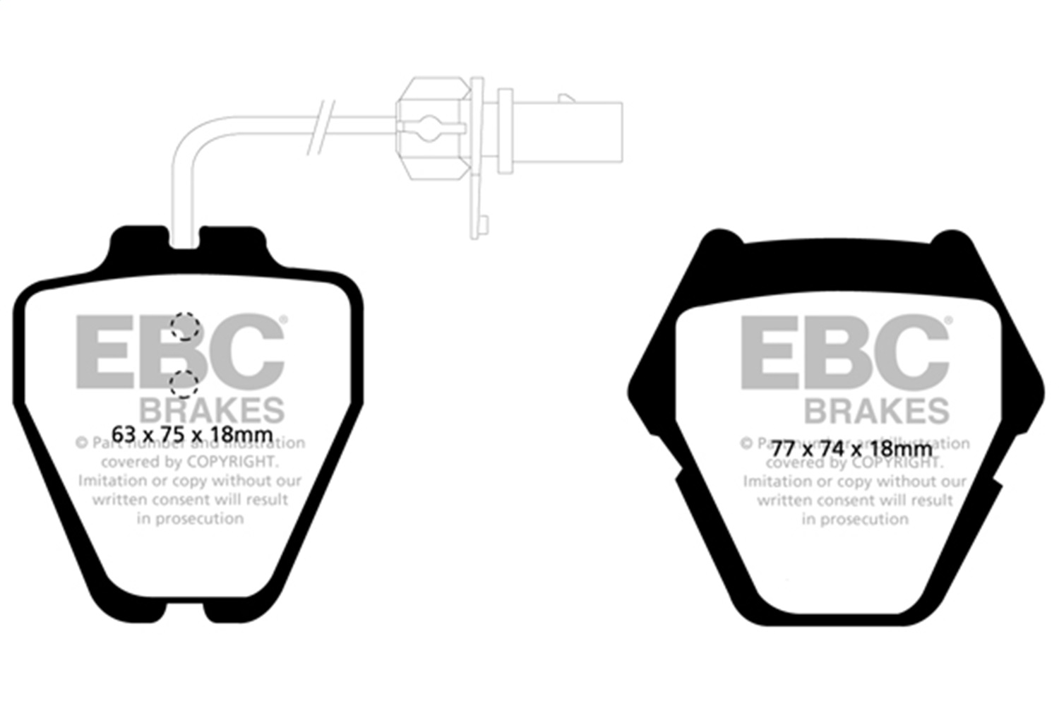 EBC S9KF1043 - S9 Brake Pad and Rotor Kit