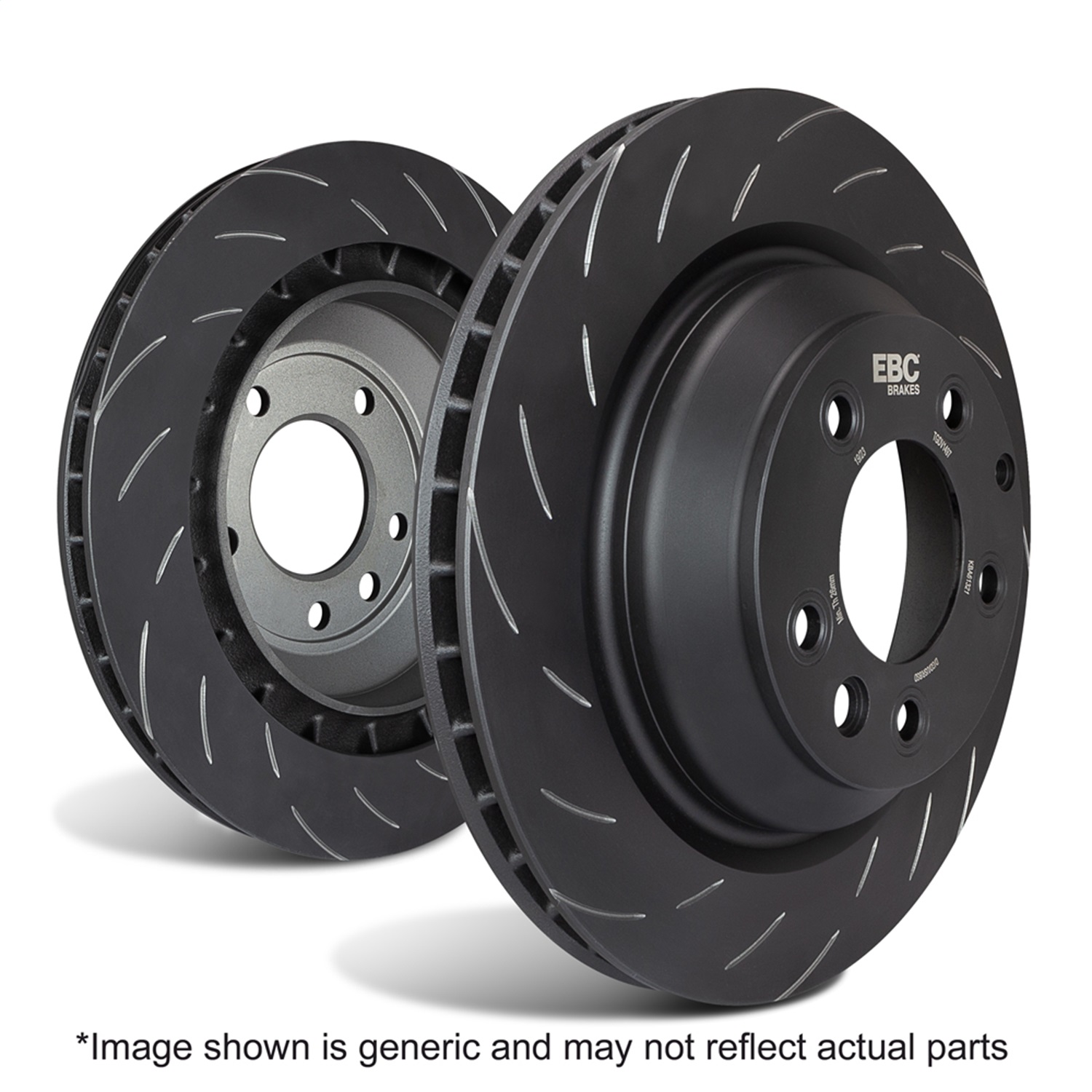 EBC SG7696 - Racing 2015+ Ford Mustang (6th Gen) 5.0L (w/Perf Package) SG Series One Piece Rear Rotors