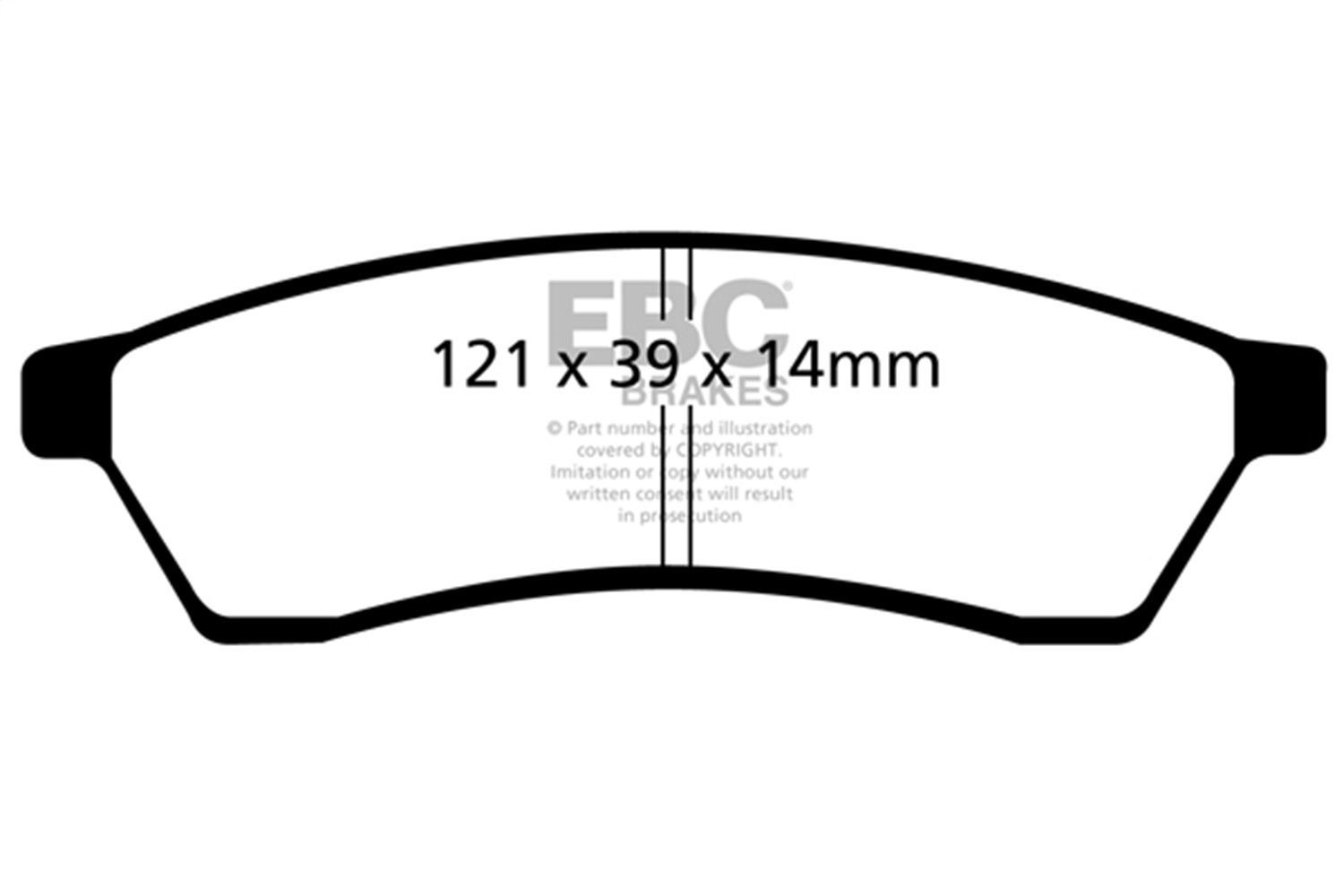 EBC UD1030 - Ultimax OEM Replacement Brake Pads EBC UD1030 - Ultimax OEM Replacement Brake Pads