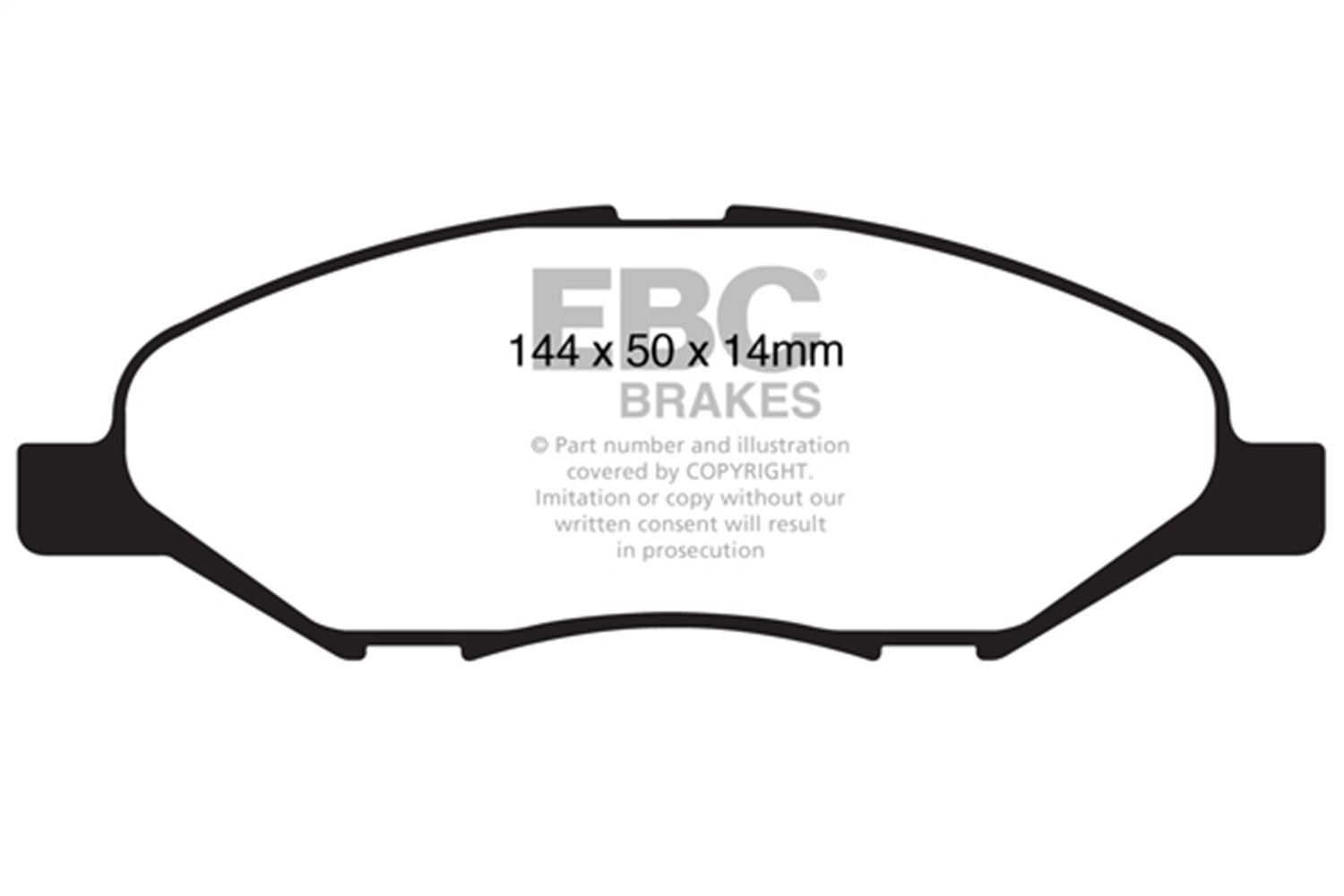 EBC UD1345 - 09-11 Nissan Versa 1.6 Ultimax2 Front Brake Pads EBC UD1345 - 09-11 Nissan Versa 1.6 Ultimax2 Front Brake Pads
