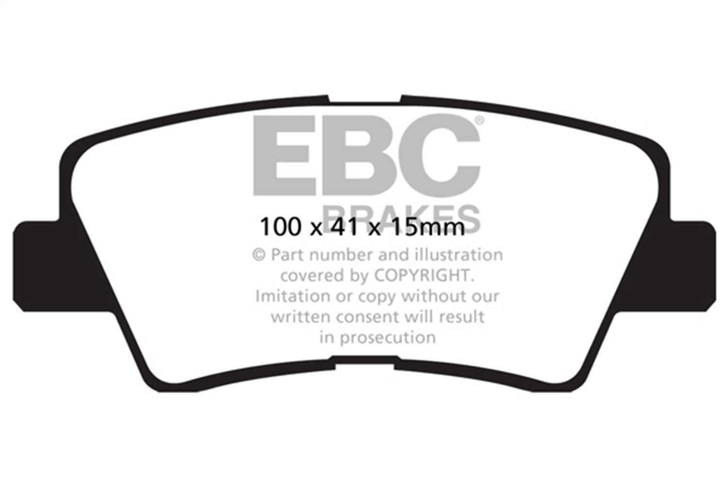 EBC UD1313 - 09-11 Hyundai Azera 3.3 Ultimax2 Rear Brake Pads