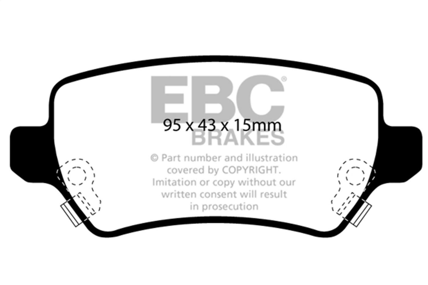 EBC UD1362 - Ultimax OEM Replacement Brake Pads EBC UD1362 - Ultimax OEM Replacement Brake Pads
