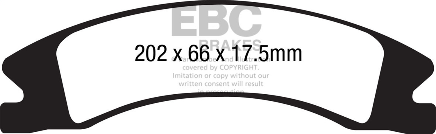 EBC UD1565 - 15+ Cadillac Escalade Ext/Esv 6.2 2WD Ultimax2 Front Brake Pads EBC UD1565 - 15+ Cadillac Escalade Ext/Esv 6.2 2WD Ultimax2 Front Brake Pads