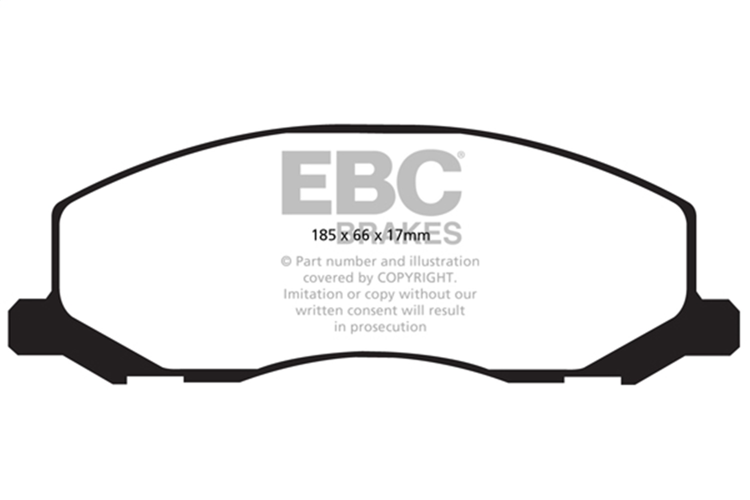 EBC UD1558 - Ultimax OEM Replacement Brake Pads EBC UD1558 - Ultimax OEM Replacement Brake Pads