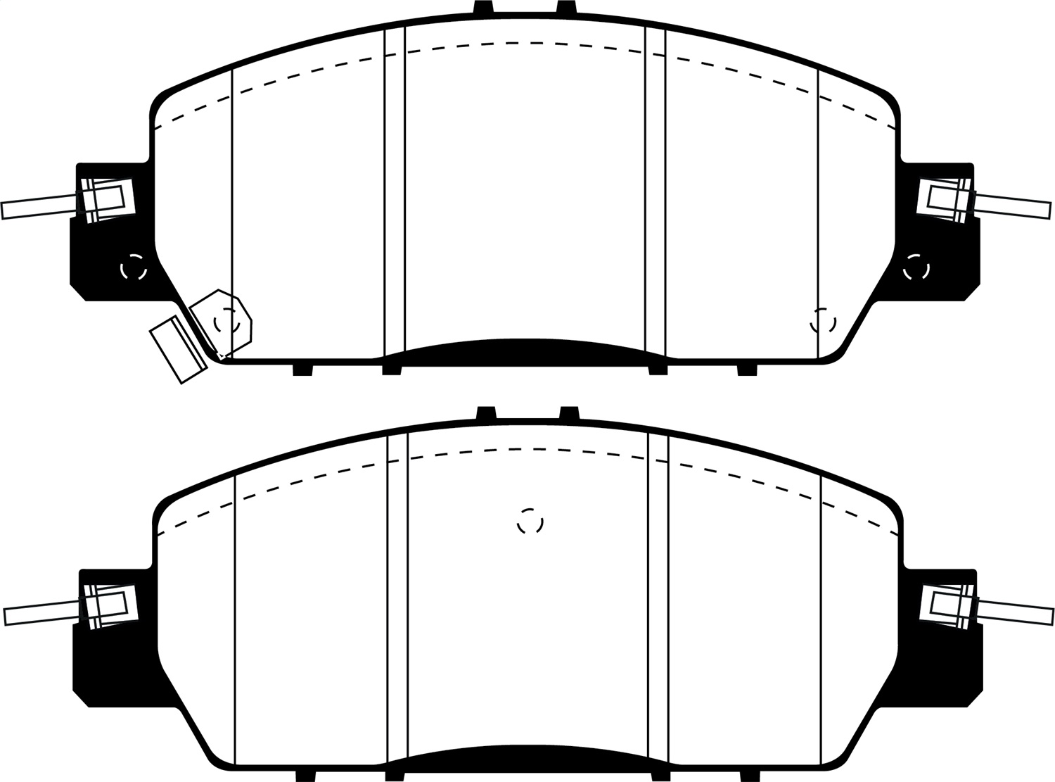 EBC UD1860 - 2016+ Honda Accord LX Sedan 2.4L Ultimax2 Front Brake Pads