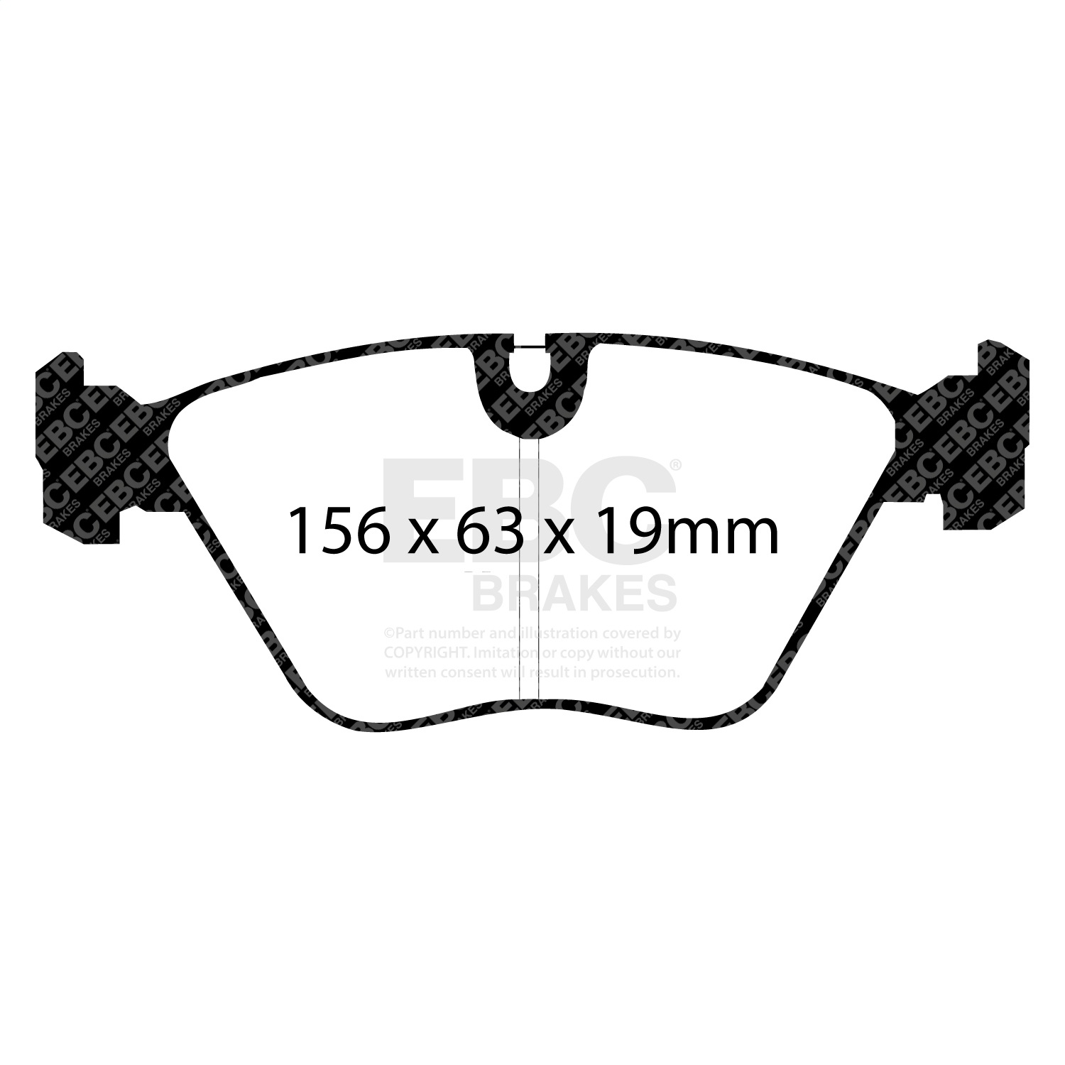 EBC UD394 - 92-95 BMW M3 3.0 (E36) Ultimax2 Front Brake Pads
