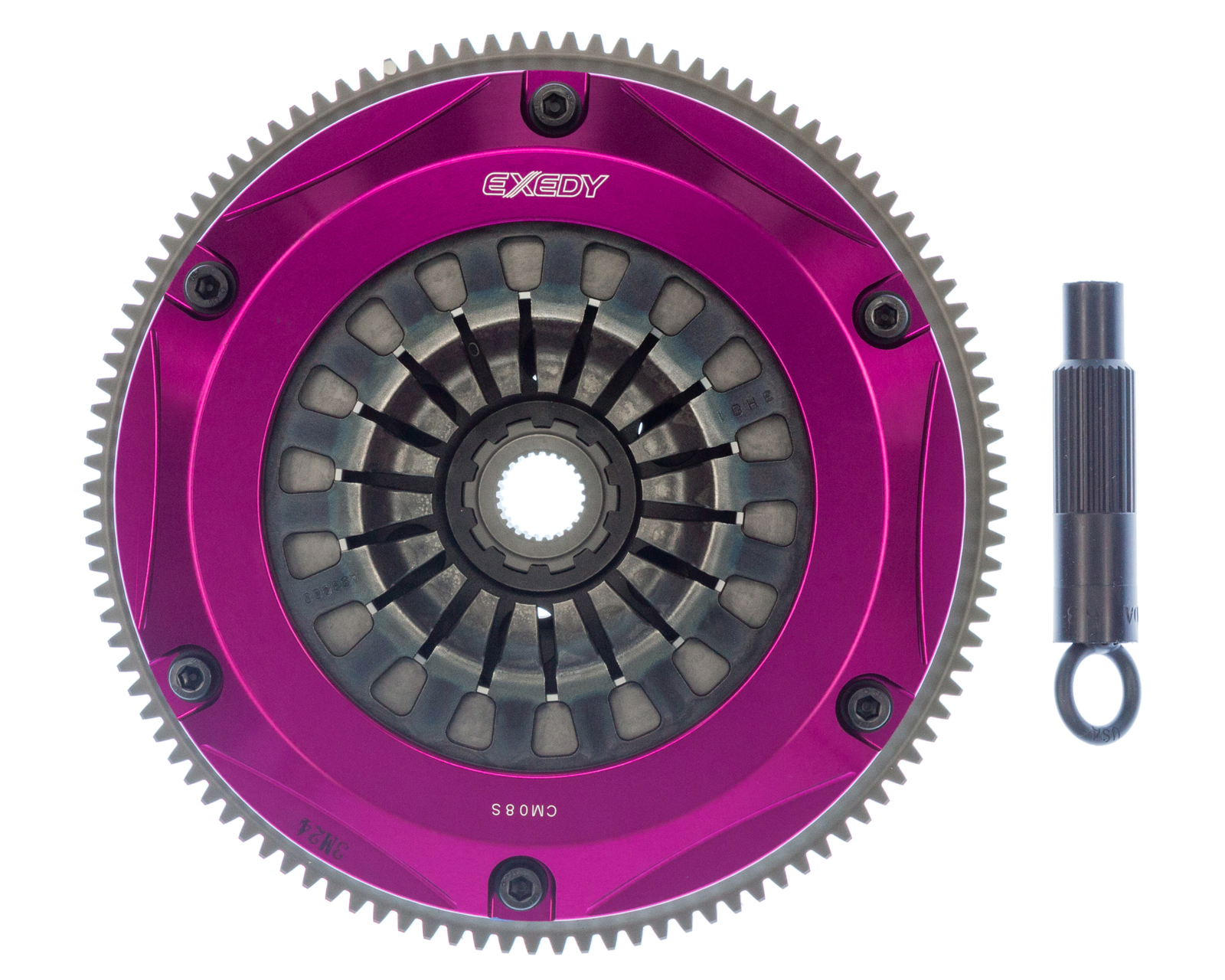 Exedy HM052SR - 2000-2009 Honda S2000 L4 Hyper Twin Cerametallic Clutch Rigid Disc Pull Type Cover Exedy HM052SR - 2000-2009 Honda S2000 L4 Hyper Twin Cerametallic Clutch Rigid Disc Pull Type Cover