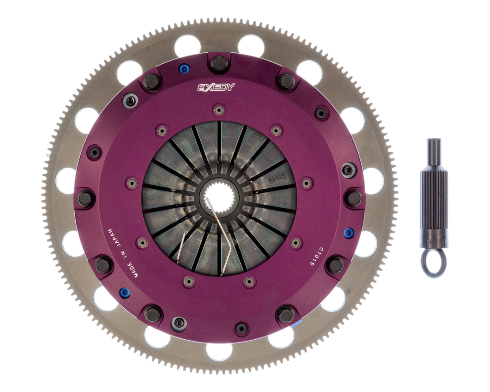Exedy GT04SD - 2010-2015 Chevrolet Camaro SS V8 Hyper Twin Cerametallic Clutch Strap Drive Type Sprung Disc