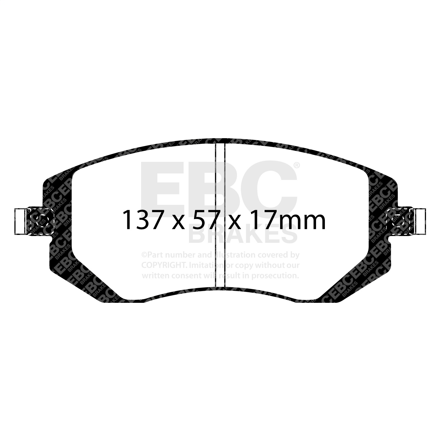 EBC UD929 - 04-06 Saab 9-2X 2.0 Turbo Ultimax2 Front Brake Pads