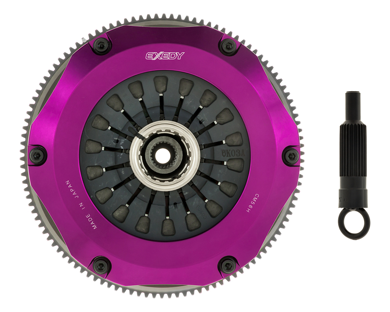 Exedy MM022HR - 96-06 Mitsubishi Lancer Evo (Gen 4-7) Hyper Twin Cerametallic Clutch Rigid Disc Pull Type Exedy MM022HR - 96-06 Mitsubishi Lancer Evo (Gen 4-7) Hyper Twin Cerametallic Clutch Rigid Disc Pull Type
