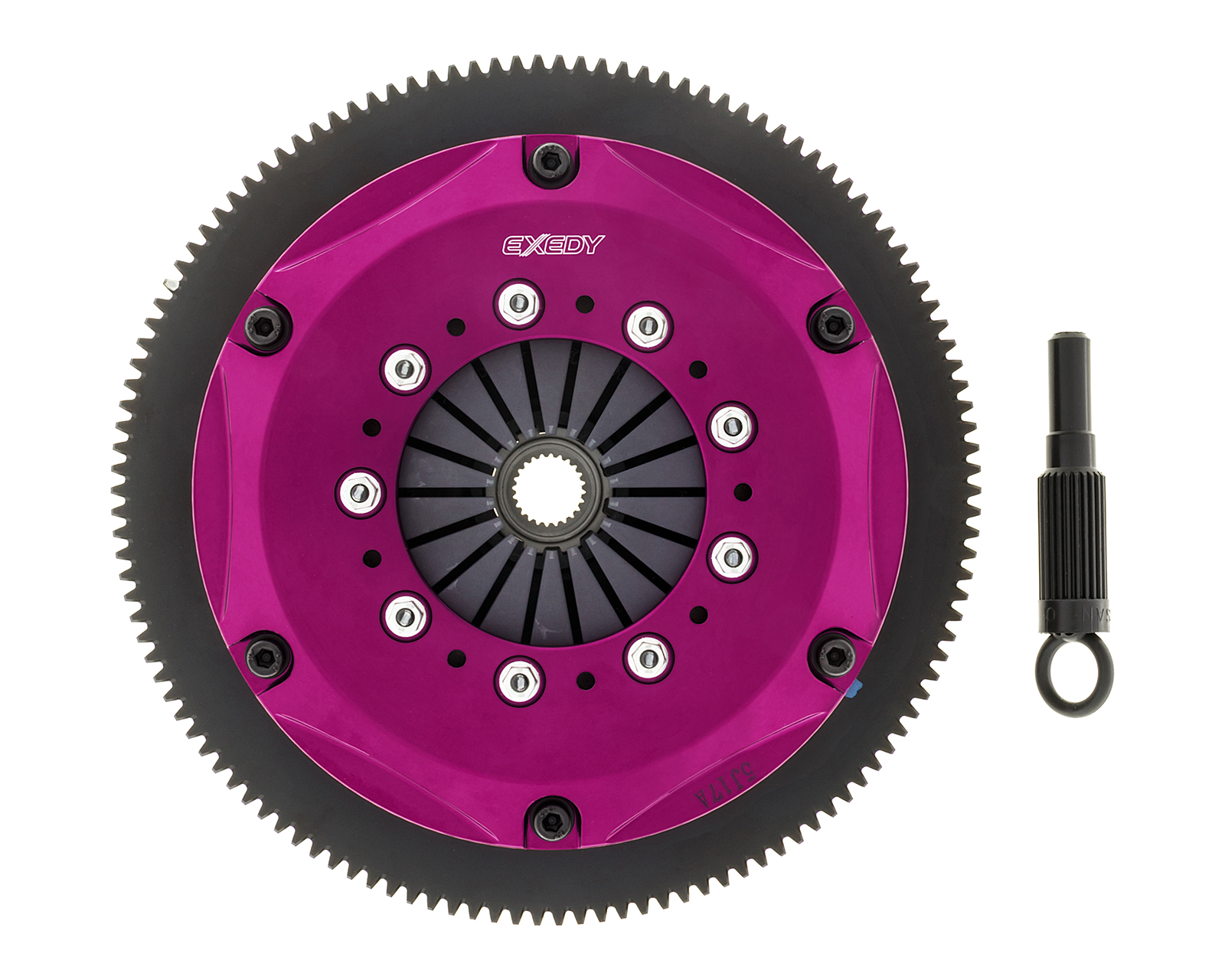 Exedy NM063SR - 1990-1996 Nissan 300ZX Turbo V6 Hyper Triple Cerametallic Clutch Rigid Disc Push Type Cover Exedy NM063SR - 1990-1996 Nissan 300ZX Turbo V6 Hyper Triple Cerametallic Clutch Rigid Disc Push Type Cover