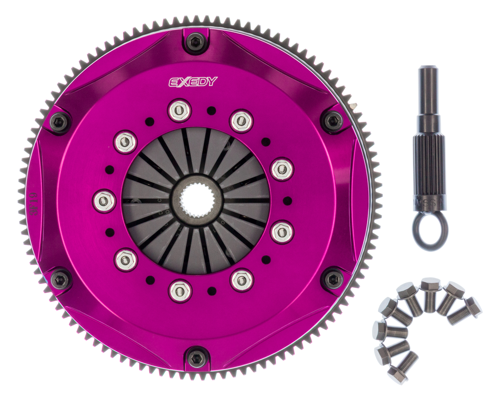 Exedy NM012SD - 1989-1994 Nissan 240SX Hyper Twin Cerametallic Clutch Sprung Center Disc Push Type Cover Exedy NM012SD - 1989-1994 Nissan 240SX Hyper Twin Cerametallic Clutch Sprung Center Disc Push Type Cover