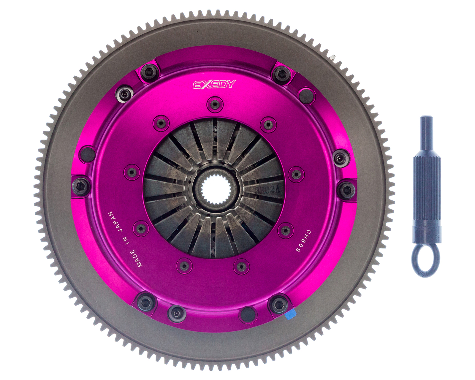 Exedy TH08SDV - 2013-2016 Scion FR-S H4 Hyper Single Clutch VF Series Sprung Center Disc Push Type Cover Exedy TH08SDV - 2013-2016 Scion FR-S H4 Hyper Single Clutch VF Series Sprung Center Disc Push Type Cover