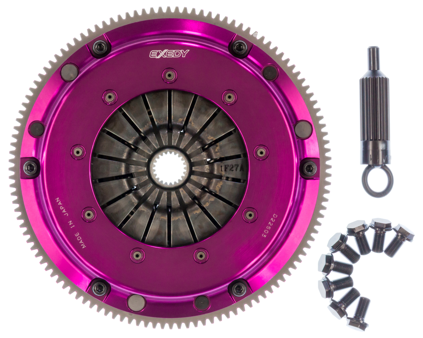 Exedy TH02SD - 1988-1993 Toyota Celica Trac L4 Hyper Single Clutch Sprung Center Disc Push Type Cover Exedy TH02SD - 1988-1993 Toyota Celica Trac L4 Hyper Single Clutch Sprung Center Disc Push Type Cover