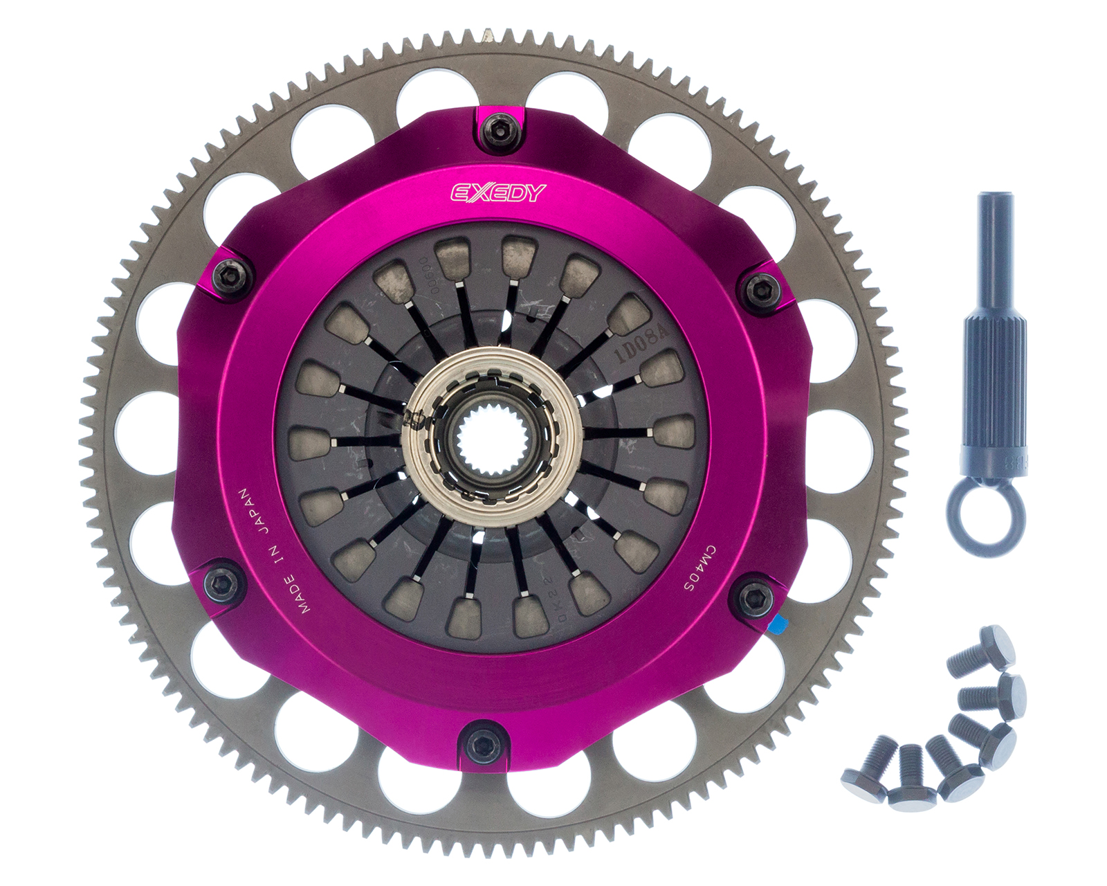 Exedy ZM022SBL - 1993-1995 Mazda RX-7 R2 Hyper Compe-R Twin Cerametallic Clutch Rigid Center Disc Pull Type