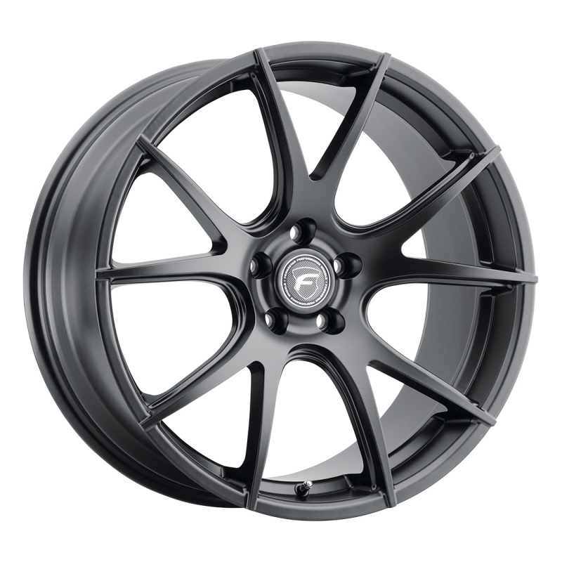 Forgestar F22291176P43 - CF5V 19x11 / 6x114.3 BP / ET43 / 7.7in BS Satin Black Wheel