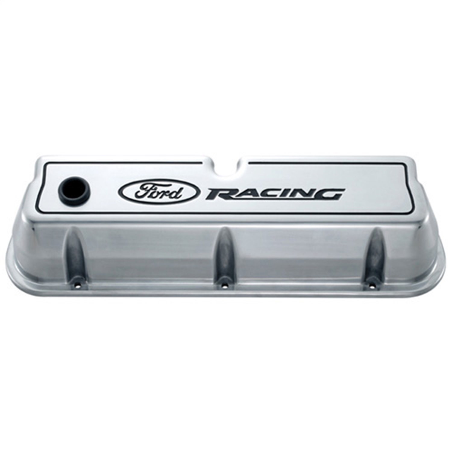 Ford Racing 302-001 - Logo Die-Cast Black Valve Covers Polished Ford Racing 302-001 - Logo Die-Cast Black Valve Covers Polished