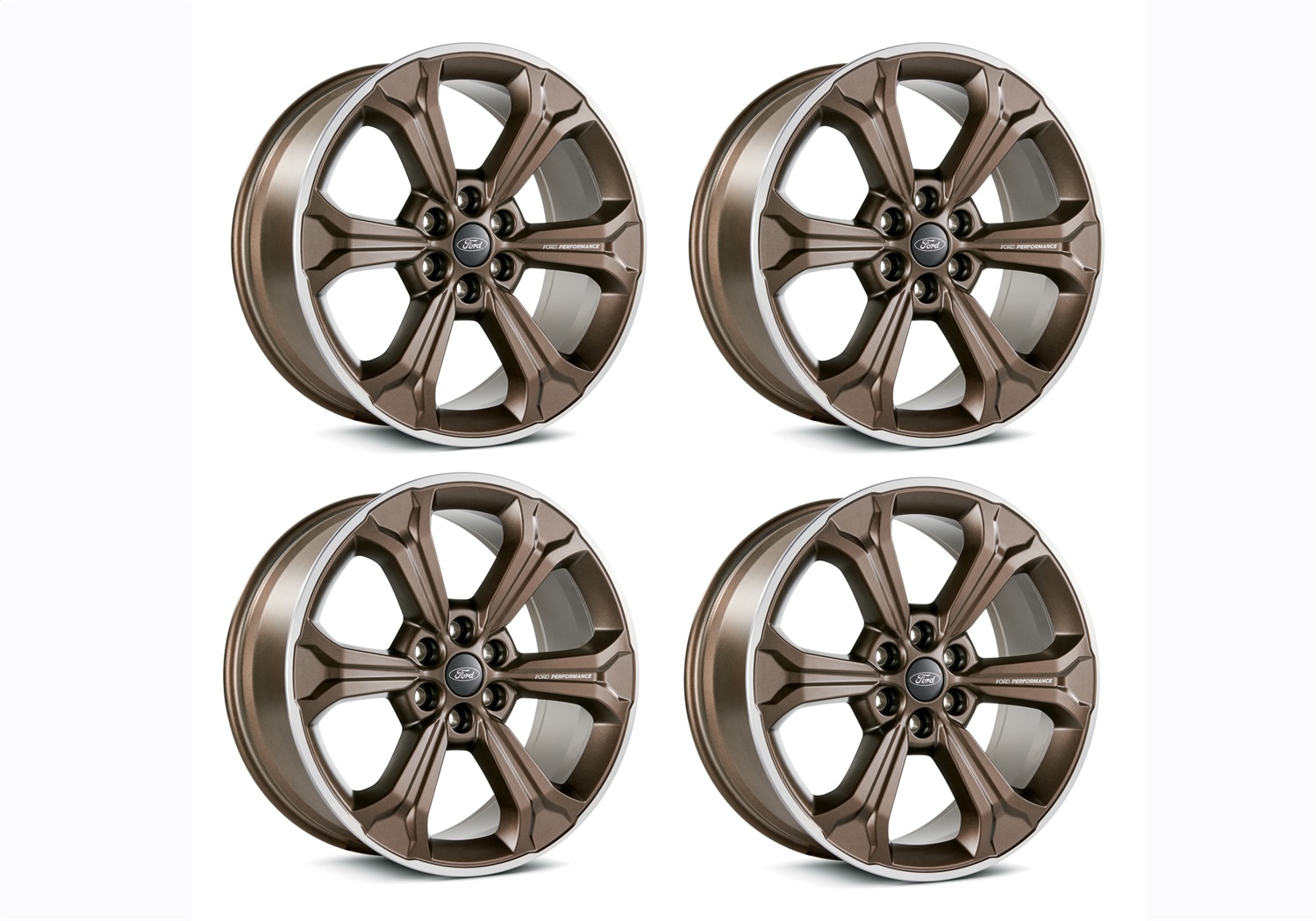 Ford Racing M-1007K-S2295SB - 15-23 F-150 22in Wheel Kit - Sinister Bronze Ford Racing M-1007K-S2295SB - 15-23 F-150 22in Wheel Kit - Sinister Bronze