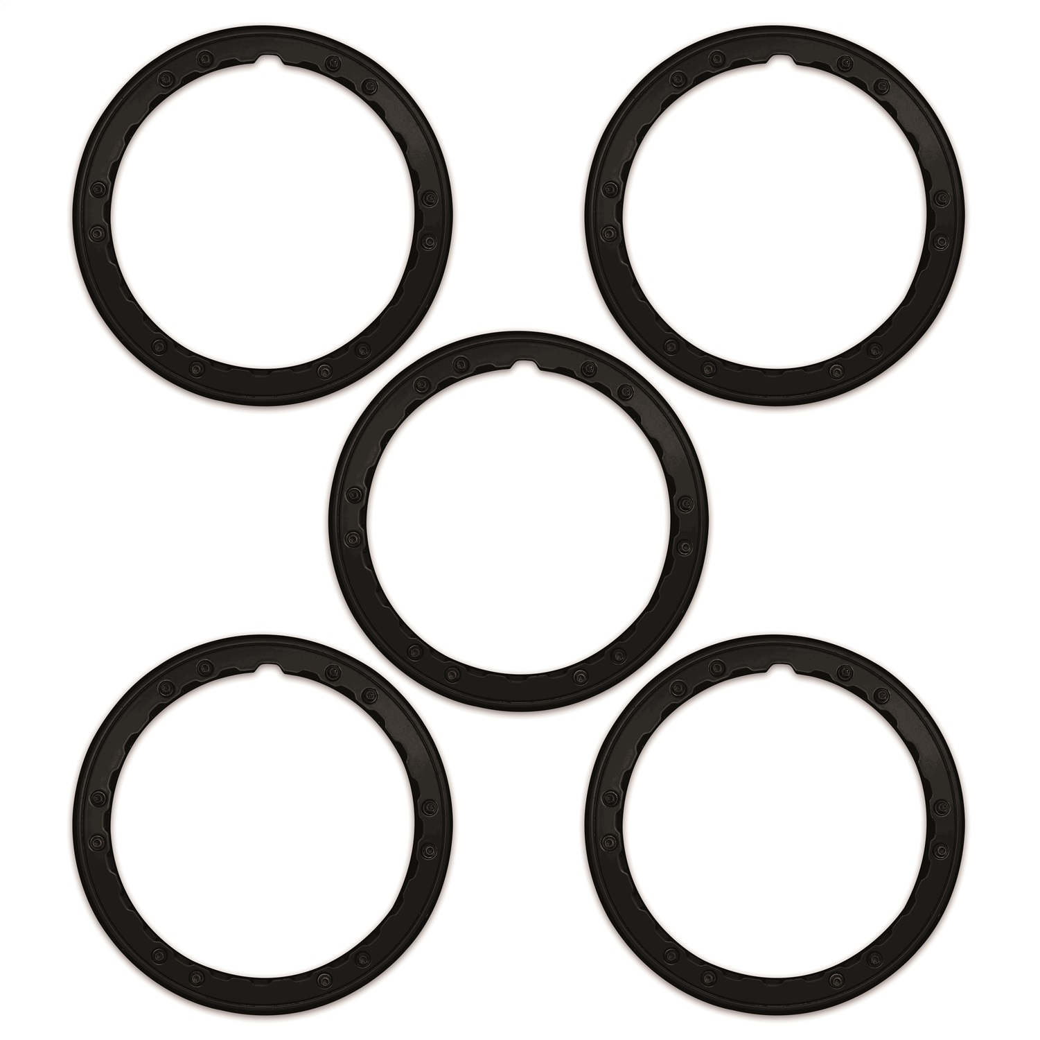 Ford Racing M-1021K-BLB - 21-22 Bronco Bead Lock Trim Ring Kit - Black