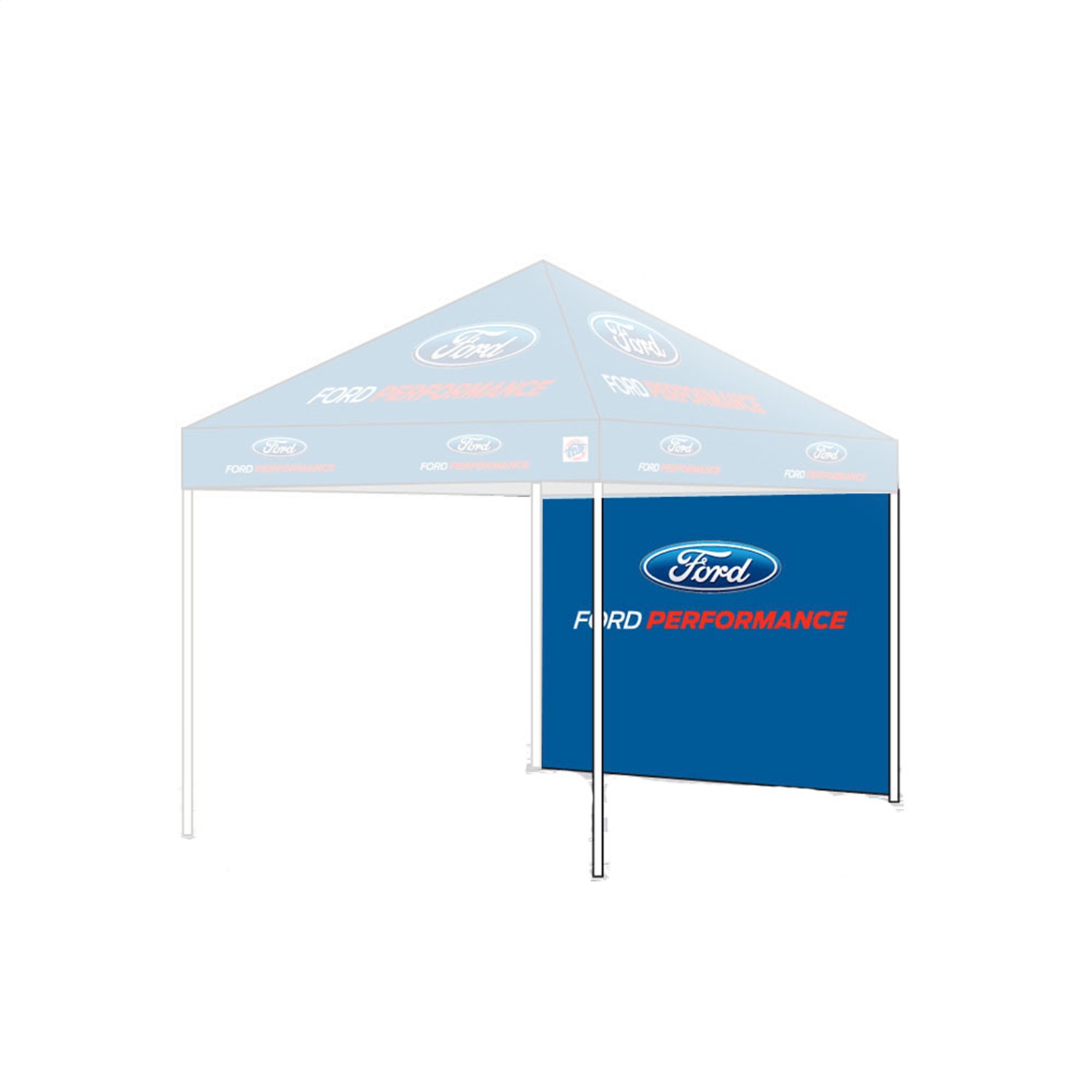 Ford Racing M-1827-W10A - Portable Shelter EZ-UP Tent