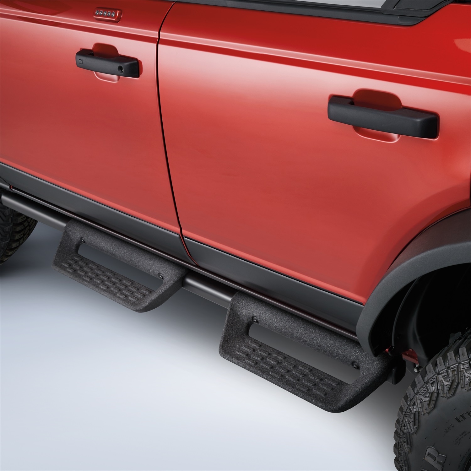 Ford Racing M-16450-BH4 - 21-23 Bronco 4 Door Off-Road Hoop Steps