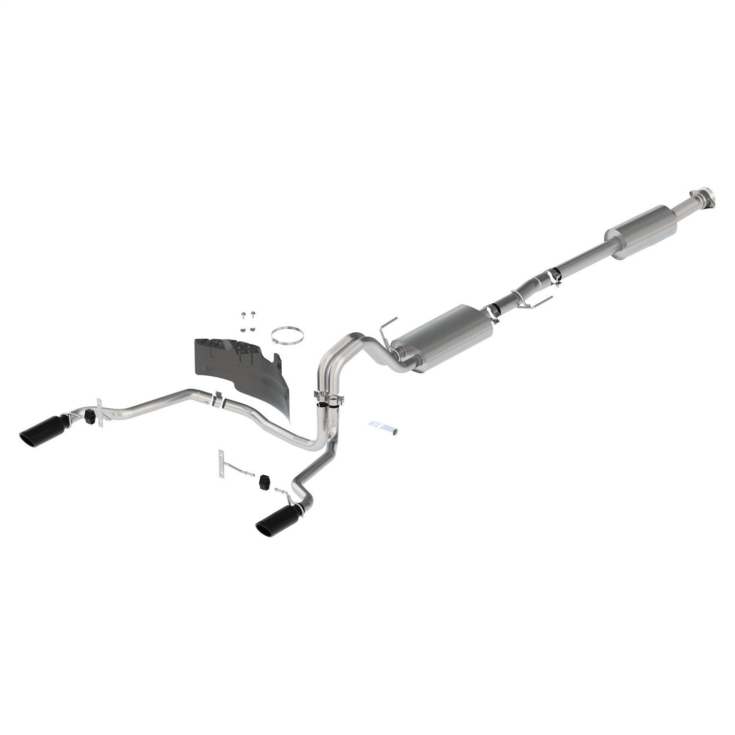 Ford Racing M-5200-FTBR - 21-24 F-150 Touring Rear Exit Exhaust - Black Tips Ford Racing M-5200-FTBR - 21-24 F-150 Touring Rear Exit Exhaust - Black Tips