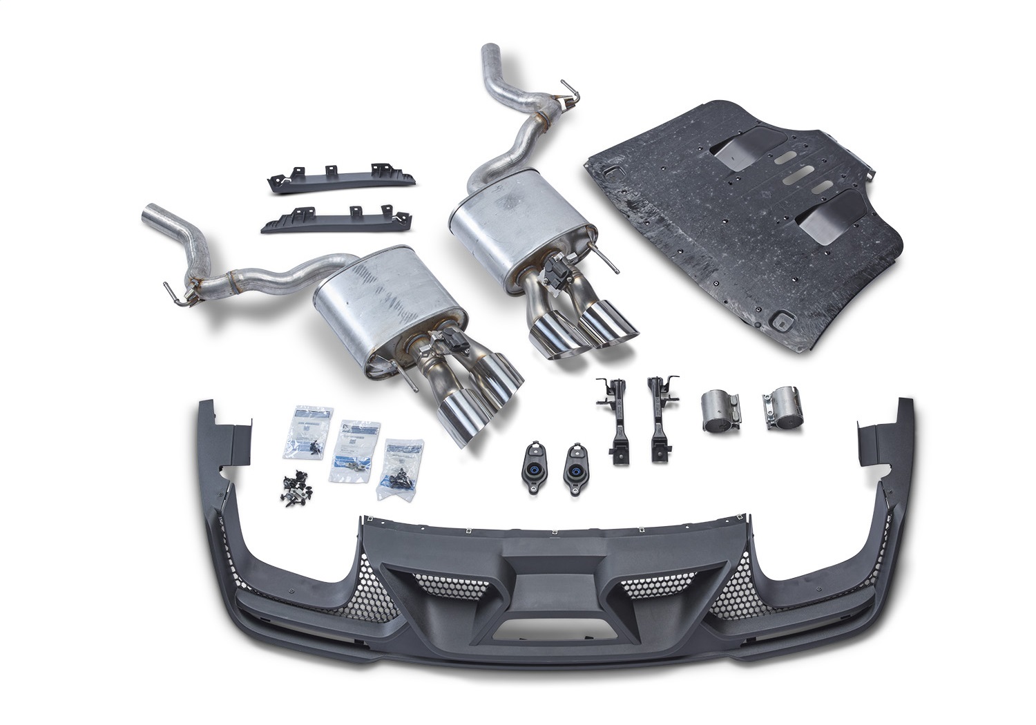 Ford Racing M-5200-ACT1 - 18-22 Mustang GT 5.0L Active Exhaust Upgrade Kit
