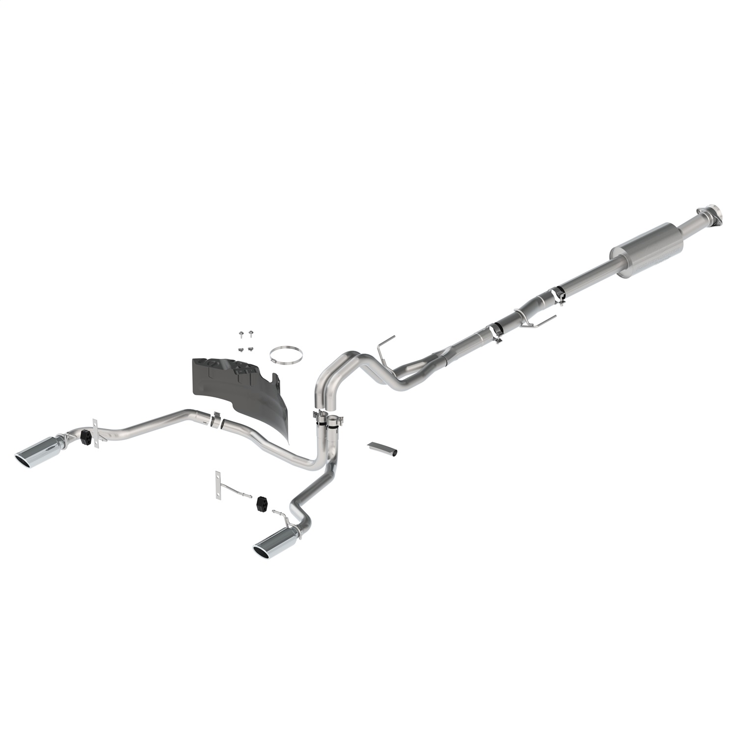 Ford Racing M-5200-FECR - 21-24 F-150 Extreme Rear Exit Exhaust - Chrome Tips
