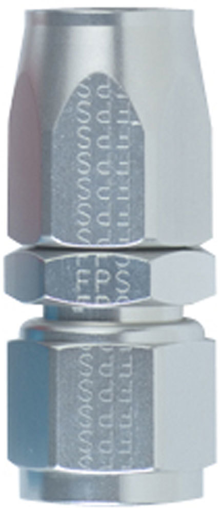 Fragola 100112-CL - #12 Straight Power Flow Hose End - Clear