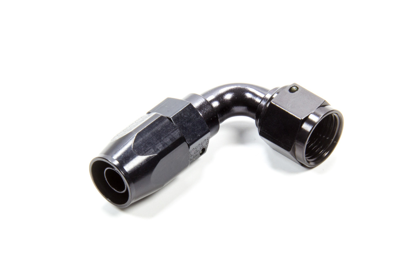 Fragola 109008-BL - 8AN x 90 Degree Power Flow Hose End - Black