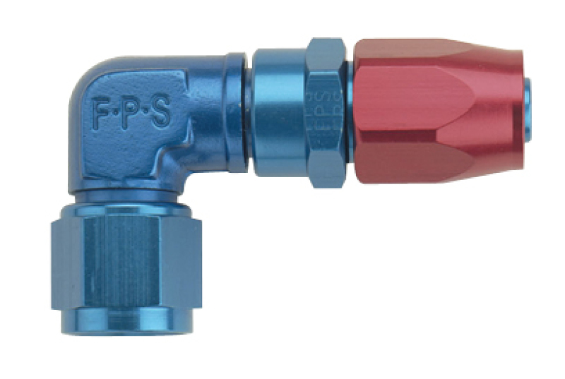 Fragola 109106 - 6AN x 90 Degree Low Profile Forged Hose End