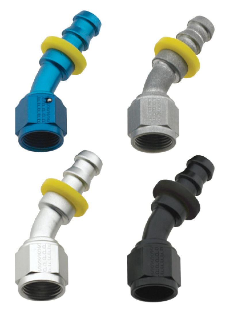 Fragola 203016 - 16AN Push-Lite End 30 Degree - Blue Fragola 203016 - 16AN Push-Lite End 30 Degree - Blue