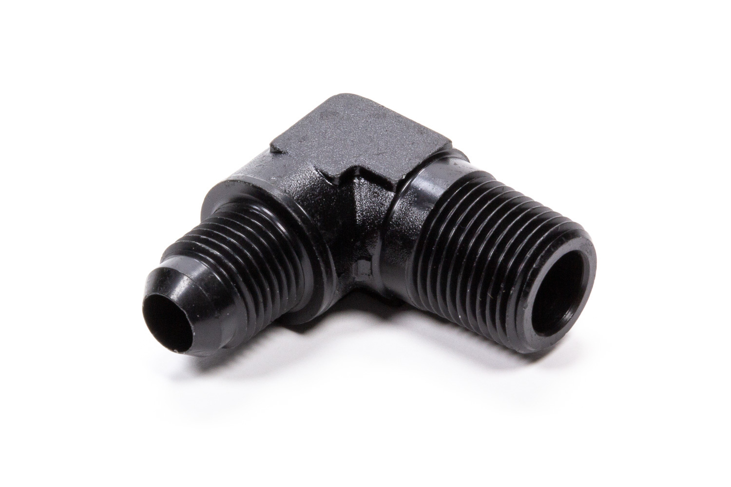 Fragola 482266-BL - 6AN x 3/8 NPT 90 Degree Adapter - Black