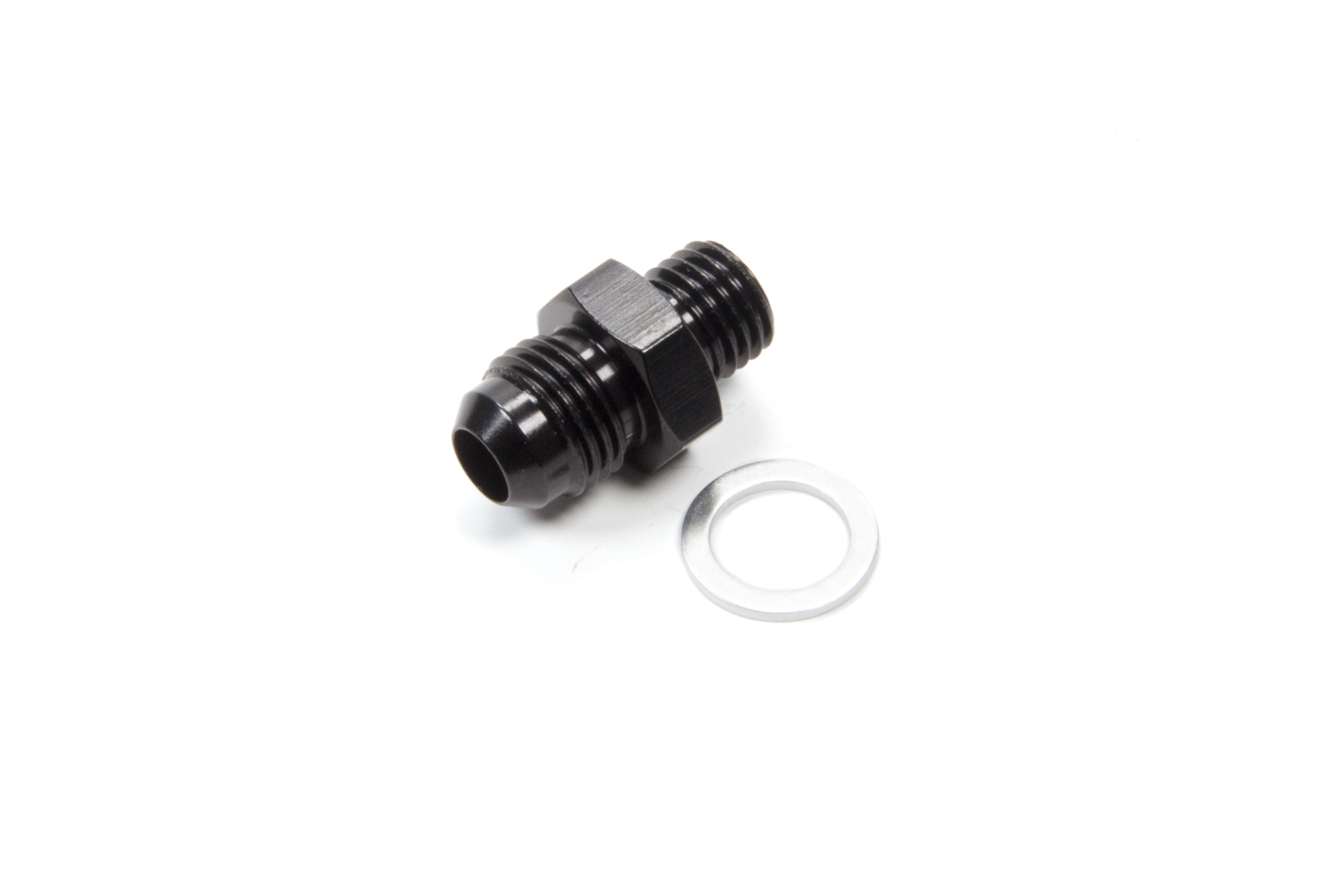 Fragola 491953-BL - 6AN x 12mm x 1.5 Male Adapter-Weber - Black Fragola 491953-BL - 6AN x 12mm x 1.5 Male Adapter-Weber - Black