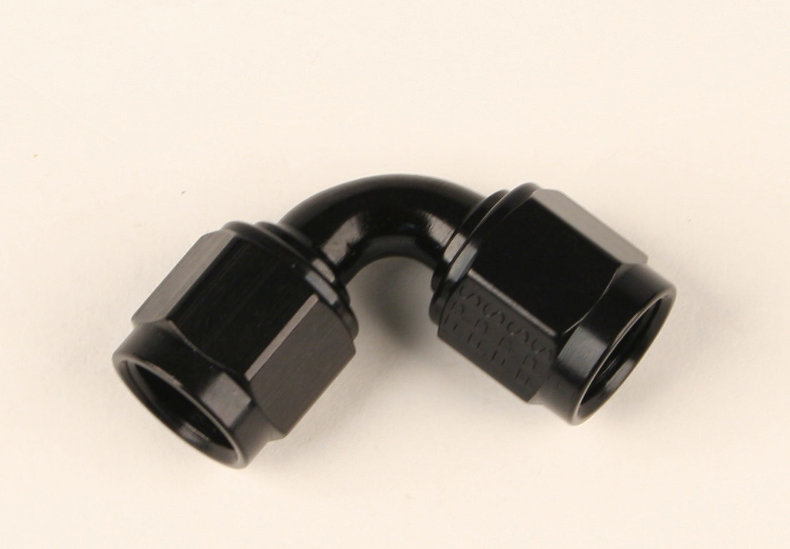 Fragola 496321-BL - 4AN Female Coupler Tube Style - Black